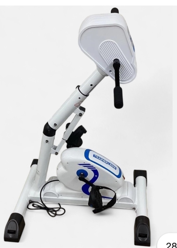 electronic physical therapy rehab bike trainer exerciser cycle arm leg pedal