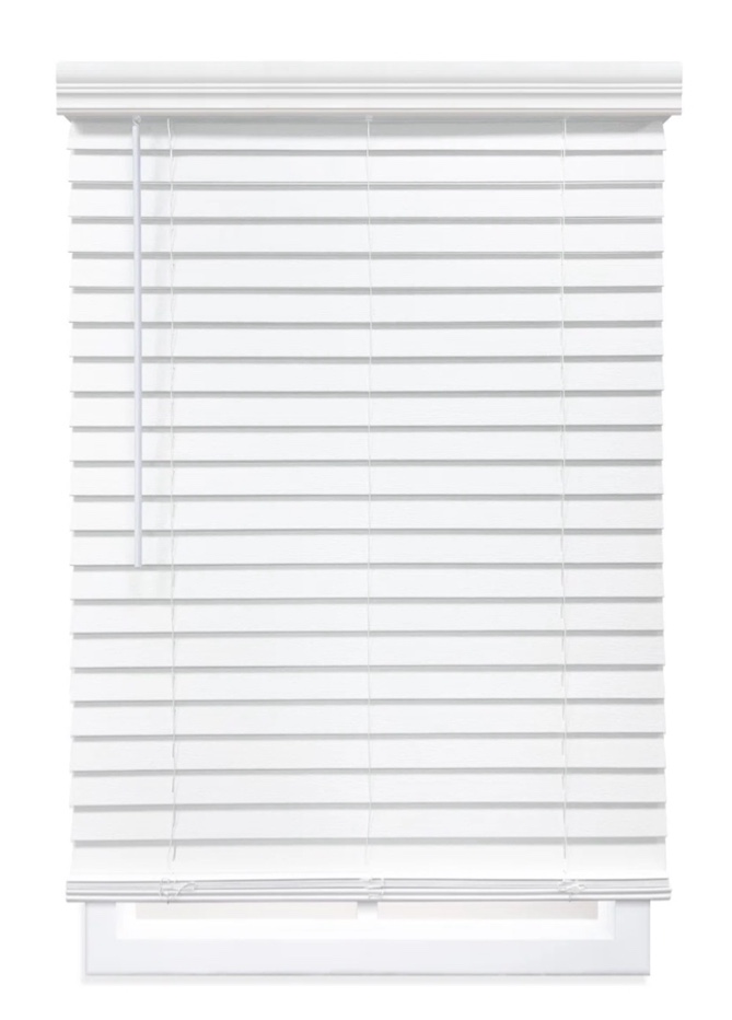 2.5" Room Darkening Cordless Faux Wood Blind