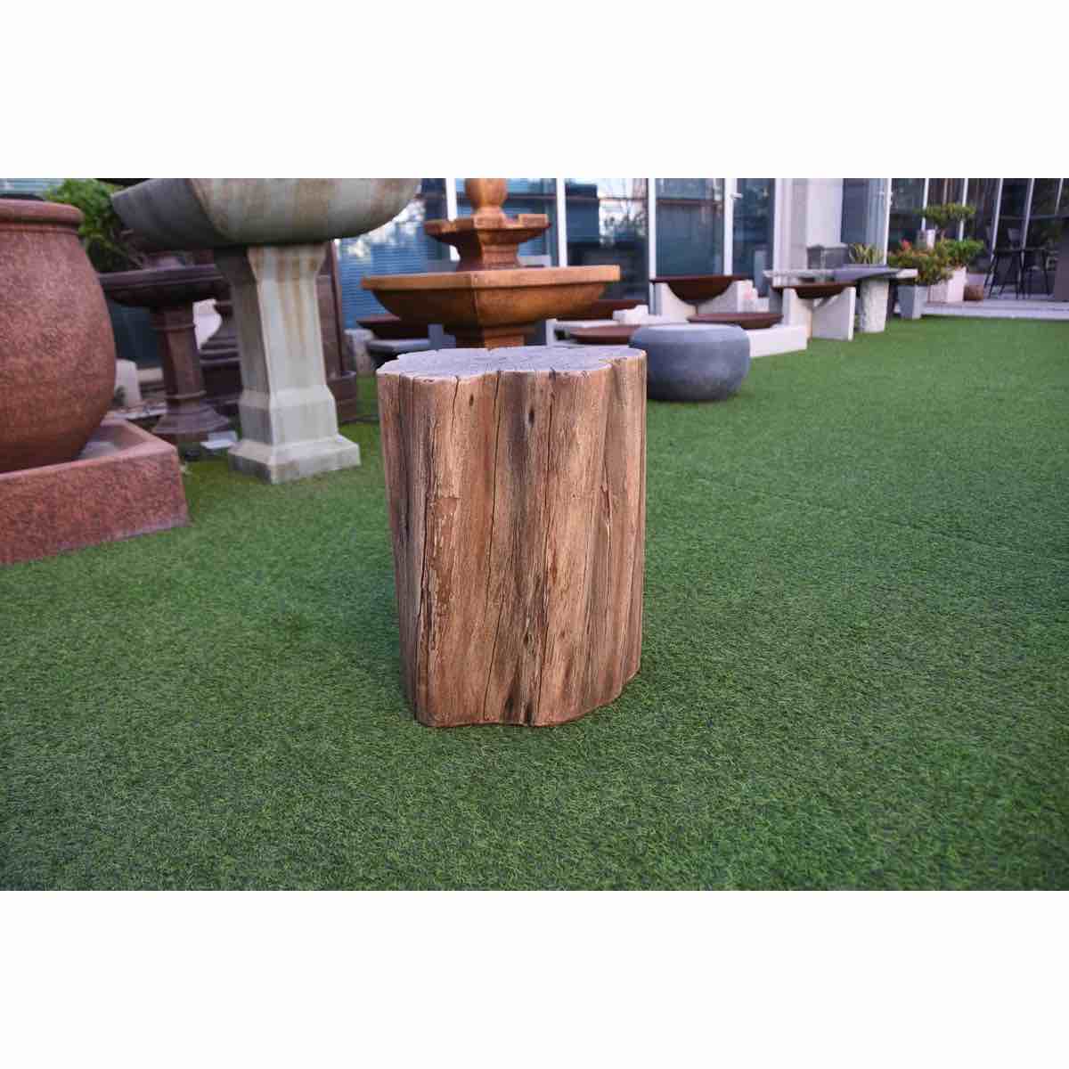 Manchester Redwood Concrete Propane Tank Cover by Elementi Fire