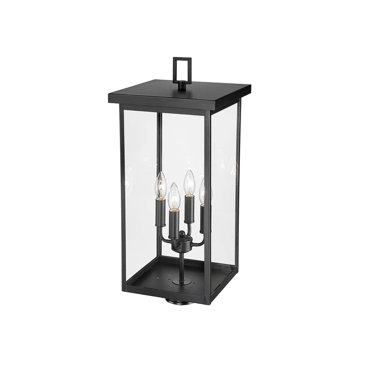 Barkeley 4 Light 26.13" Tall Outdoor Single Head Post Light
