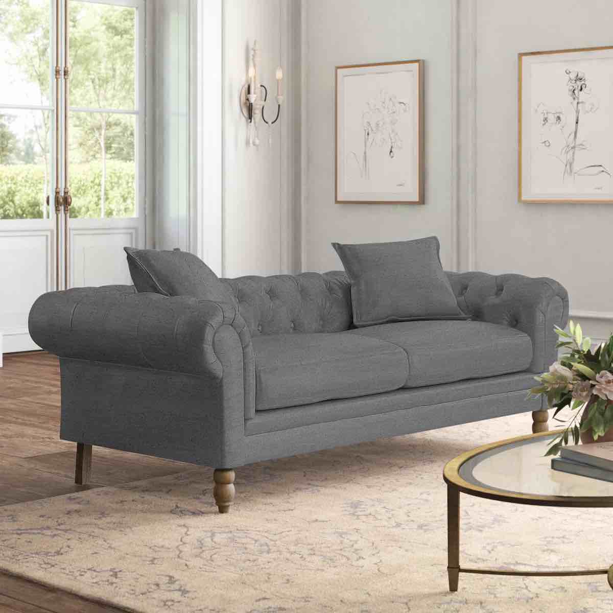 78” Upholstered Chesterfield Sofa By Alcott Hill®
