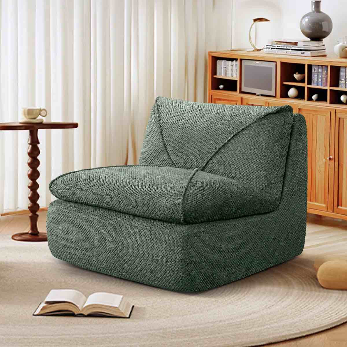 29.1''W Modern Sofa Leisure Armless Accent Chair By Latitude Run®