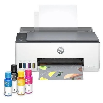 HP - Smart Tank 5000 Wireless All-in-One Supertank Inkjet Printer - White