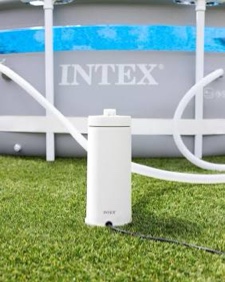 INTEX 26637EG C1000 Cartridge Filter Pump for Above Ground Pools: 1000 GPH Pump Flow Rate – Improved Circulation and Filtration – Easy Installation – Improved Water Clarity – Easy-to-Clean