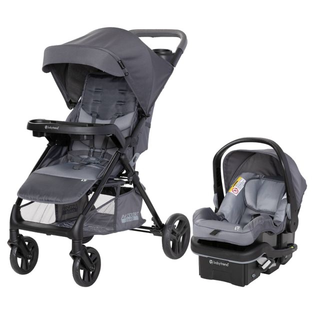 Baby Trend Passport Cargo Travel System (with EZ-Lift PLUS Infant Car Seat), Grey
