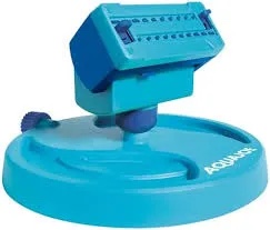 Aqua Joe Mini Gear-Driven Oscillating Sprinkler on Sled Base  Customizable Coverage  4 250 Sq. ft. Max Coverage