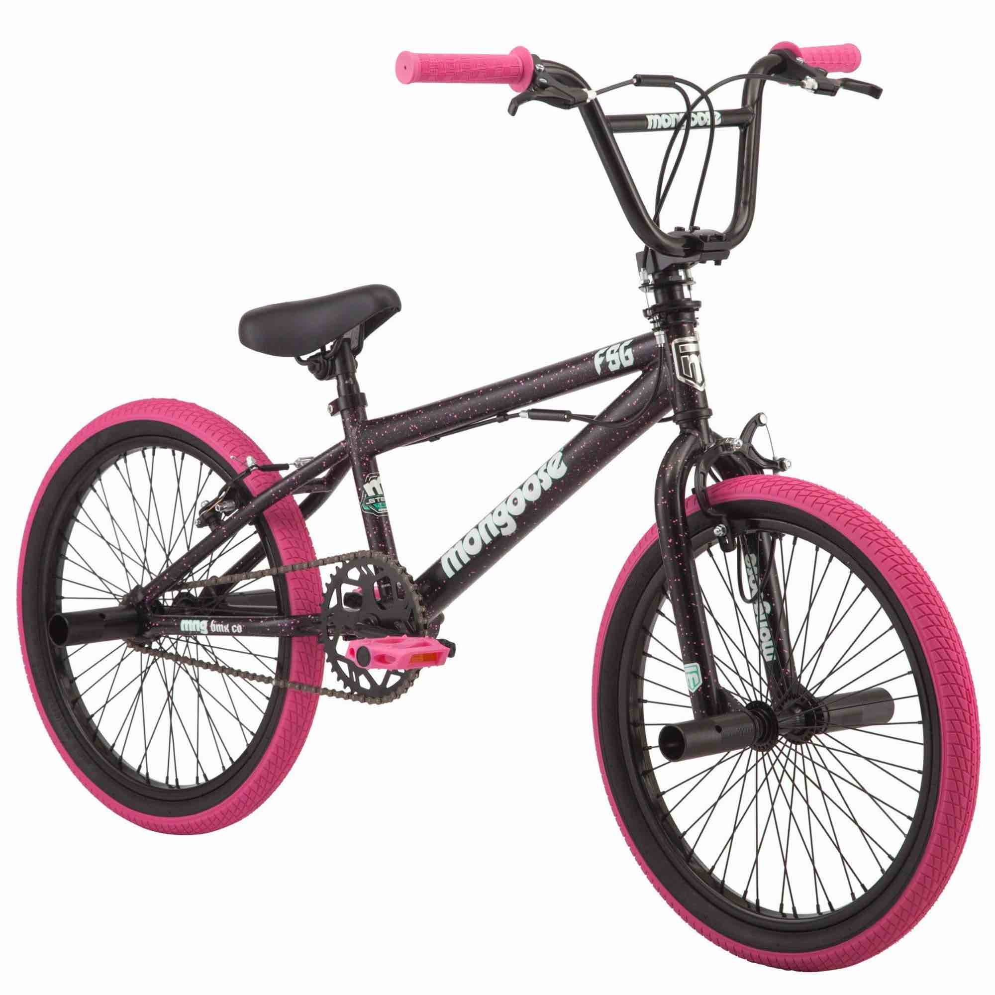 Mongoose 20-in. FSG BMX Bike, One Speed, Black