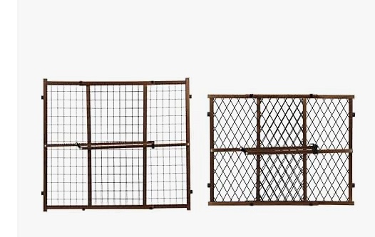 Evenflo Position & Lock Tall and Wide Value Adjustable Baby Gate  Locking Latch  For Use with Infants  Toddlers & Pets  31  - 50   Farmhouse Collection