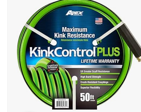Kink Control Plus 8567-50 Garden Hose, 5/8 in. x 50 ft