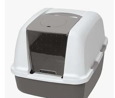 Catit Jumbo Hooded Litter Pan - Gray
