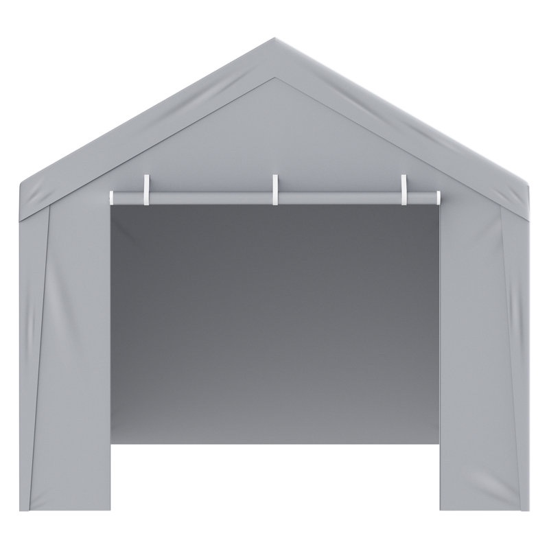 VEVOR 10 Ft. W x 20 Ft. D Carport Replacement Canopy Cover, (COVER ONLY)