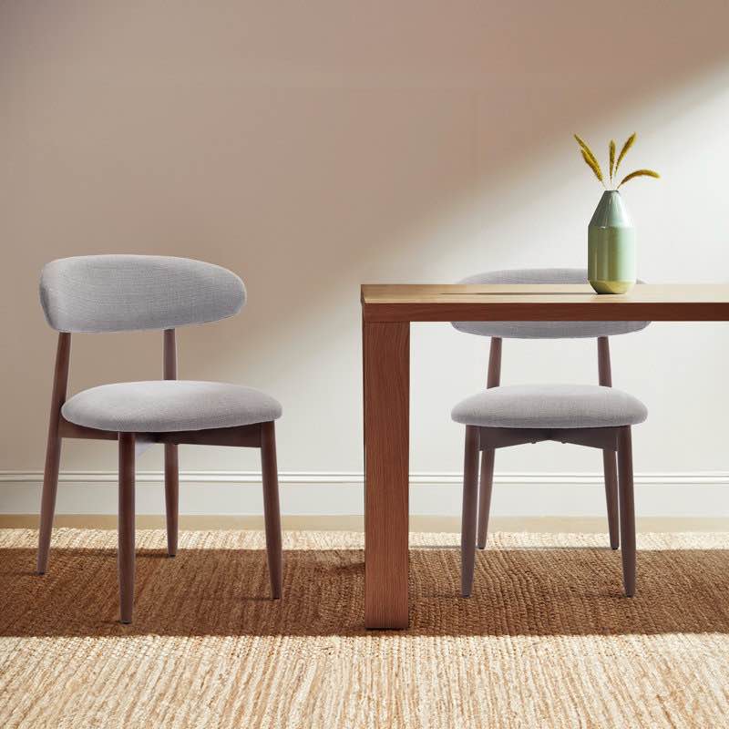 Upholstered Solid Wood Dining Chair Side Chair