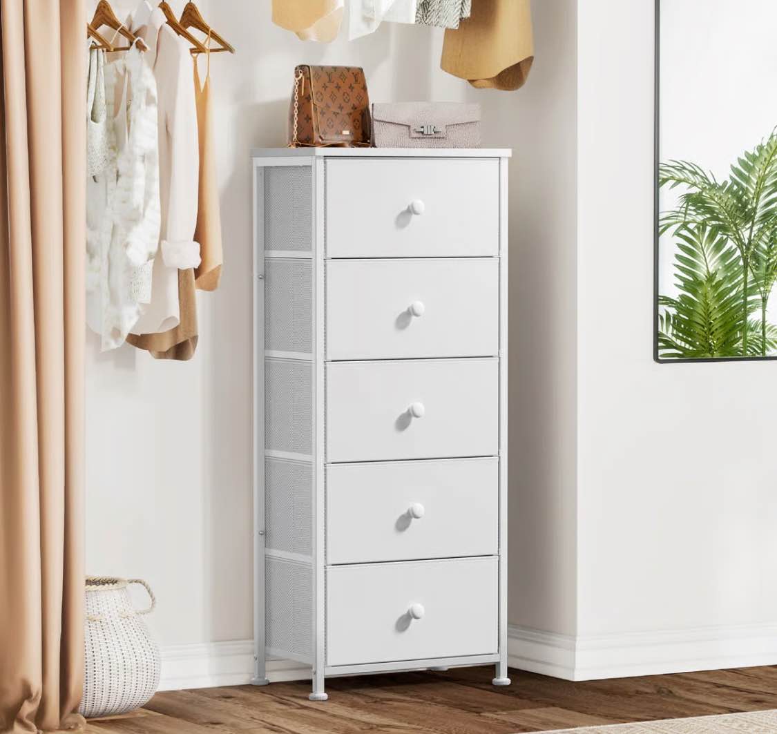 Ojaswi 5-Drawer Dresser, Chest of drawers, Bedroom dresser