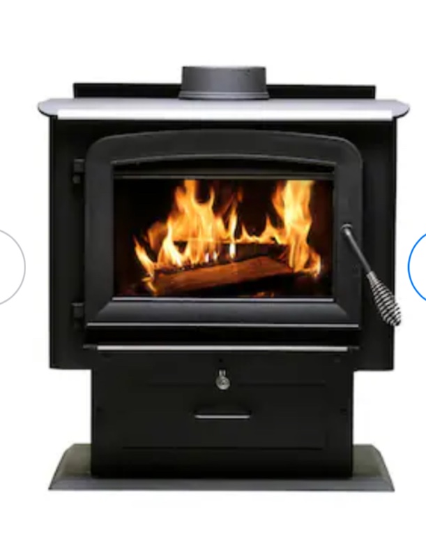 Ashley Hearth Products 2000-sq ft Heating Area Firewood and fire logs Stove 