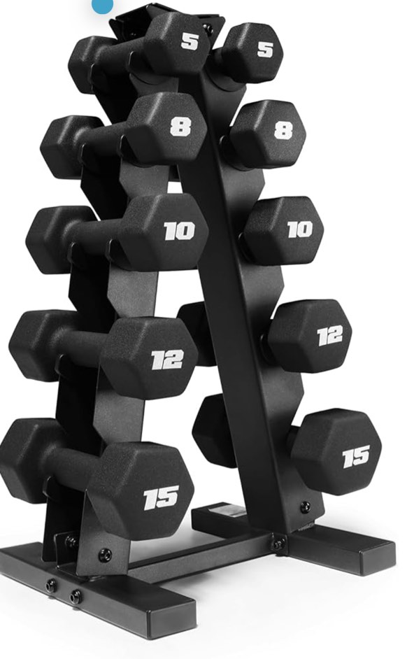 CAP Barbell Neoprene Dumbbell Weights Pairs & Sets | Multiple Colors ( Missing stand and the other set of weights) 