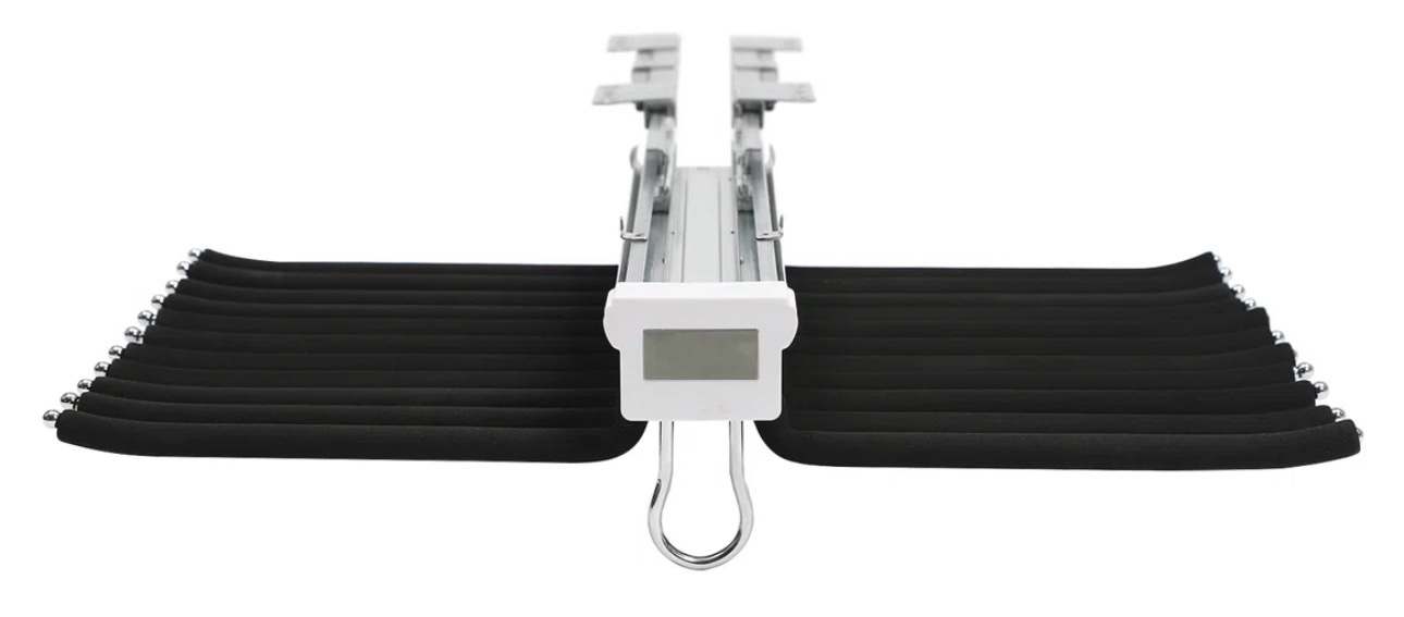 Space Saving 22 Arms Steel Pull Out Pants Rack for Closet