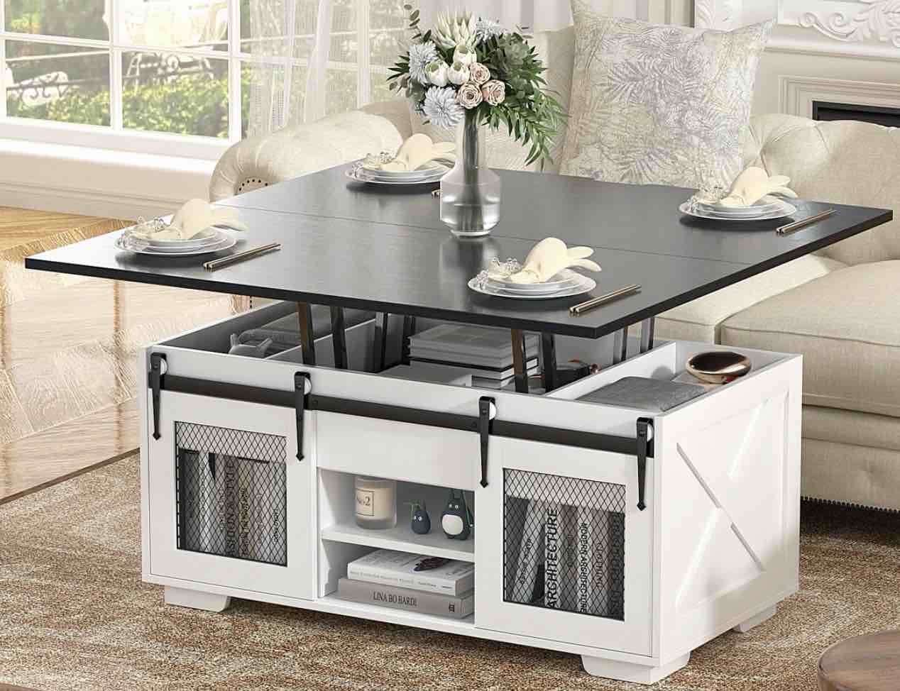 Farm House Lift Top Coffee Table