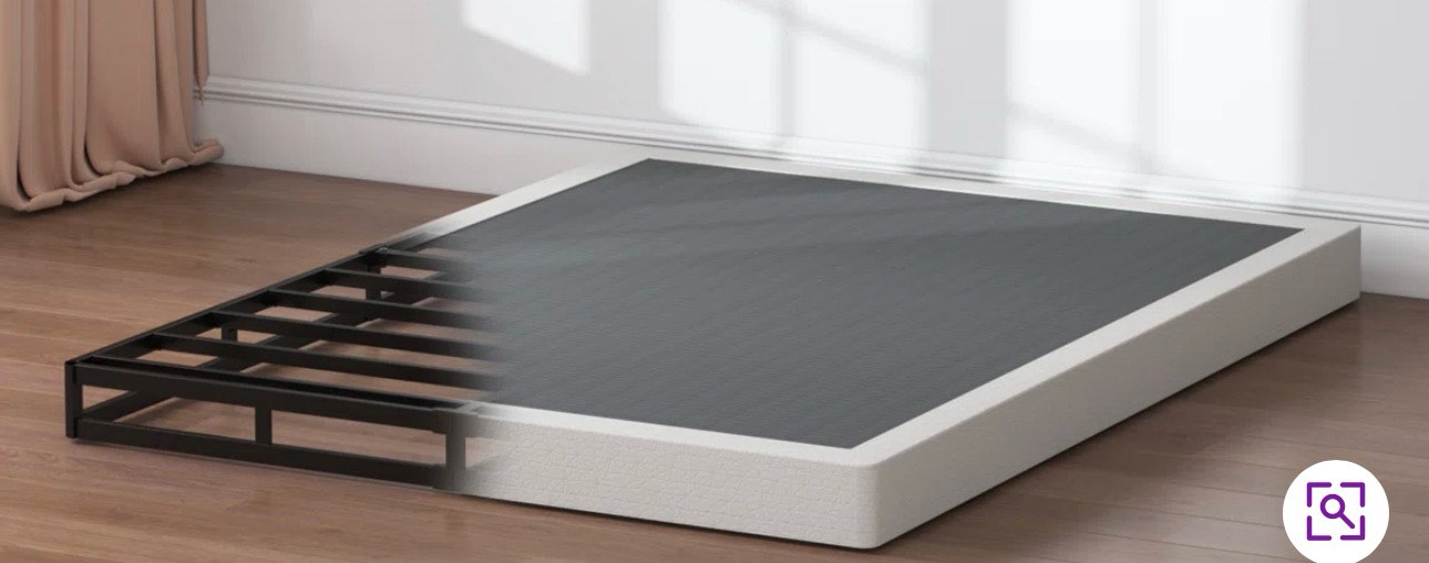 5-in Box Spring Low Profile Metal Frame Heavy Duty Easy Assembly 