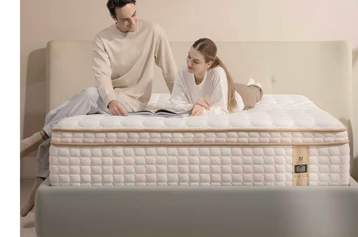 King Size Mattress, 12 Inch Hybrid King Mattress, Medium Firm Mattresses with Memory Foam & Pocket Springs in a Box, Pressure Relief, Cool Fresh Sleep, Enhanced Edge support, 80" x 76"