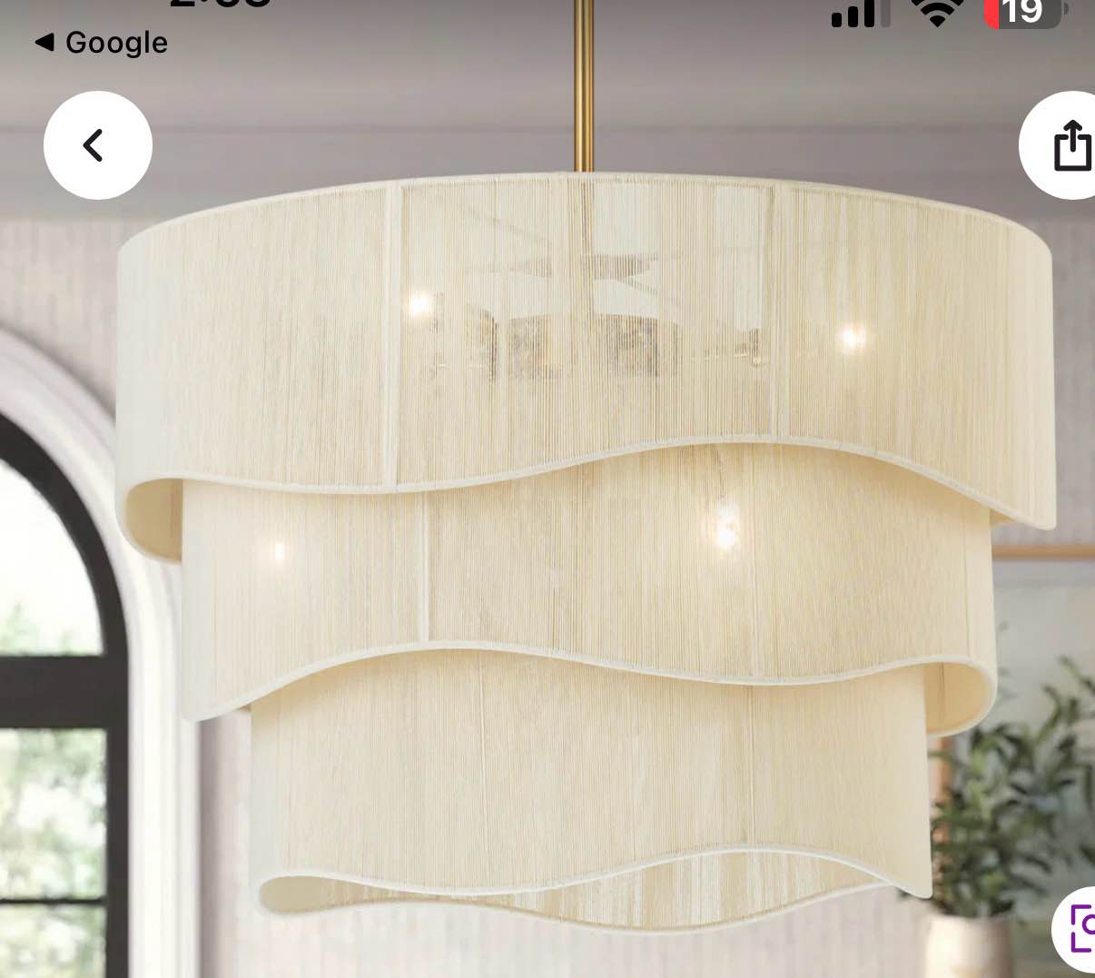 Ashli 6-Light Boho Dimmable Tiered Drum Chandelier