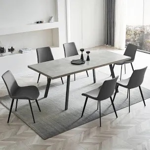 Iras 6 - Person Extendable Dining Set, 61.4'' Dining Table Sets (Chairs only!)