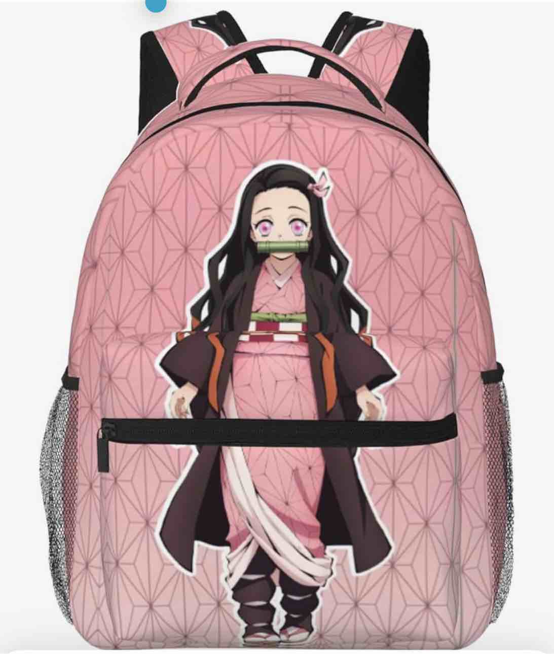 Anime Cute Pattern Casual Backpack 16" Large Capacity Laptop Backpack Adjustable Straps Business Daypack Bag For Travel, Work & Outdoor, Adults