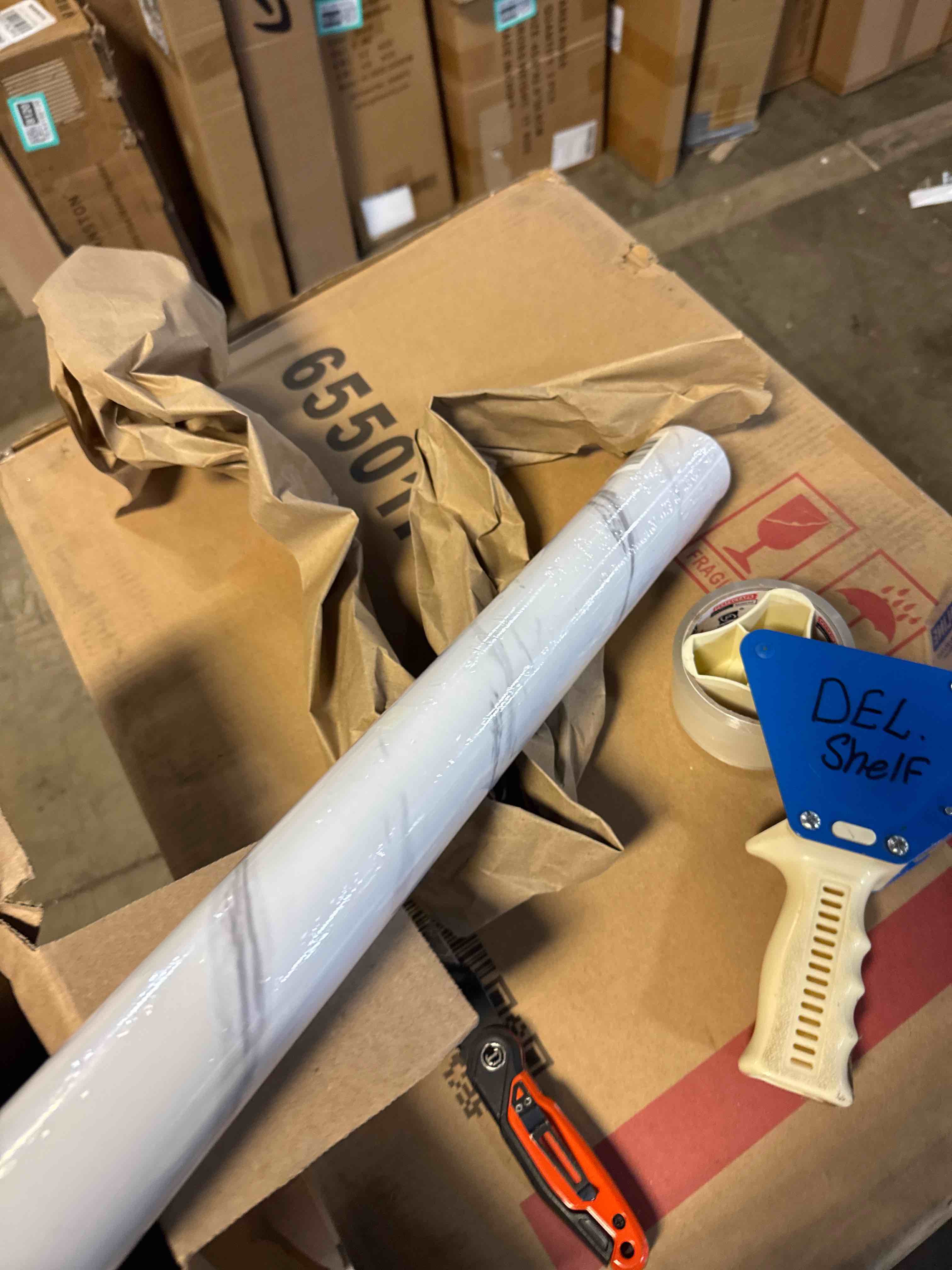 Condition photo showing New/Like New for Glossy Marble Paper Granite Gray/White Wallpaper Peel and Stick Wallpaper Self Adhesive Removable Wallpapers 23.6? ×393? Waterproof Countertop Paper for Cabinet Countertop Furniture Kitchen Viny Film