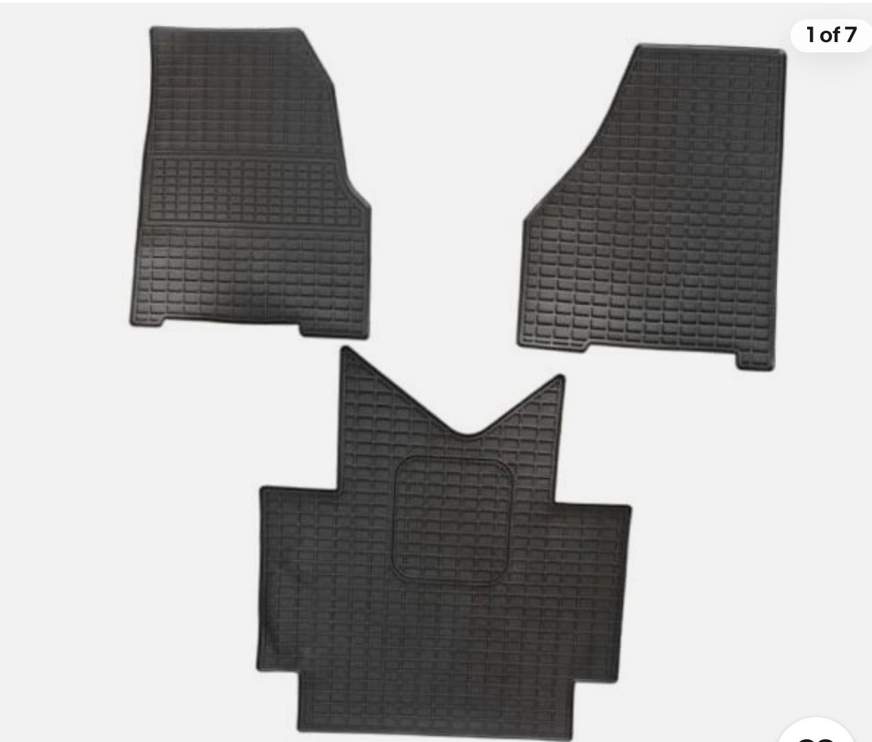 FV 3 Pieces Cargo Liners Freightliner Cascadia Floor mats 2018 2019 2020 2021