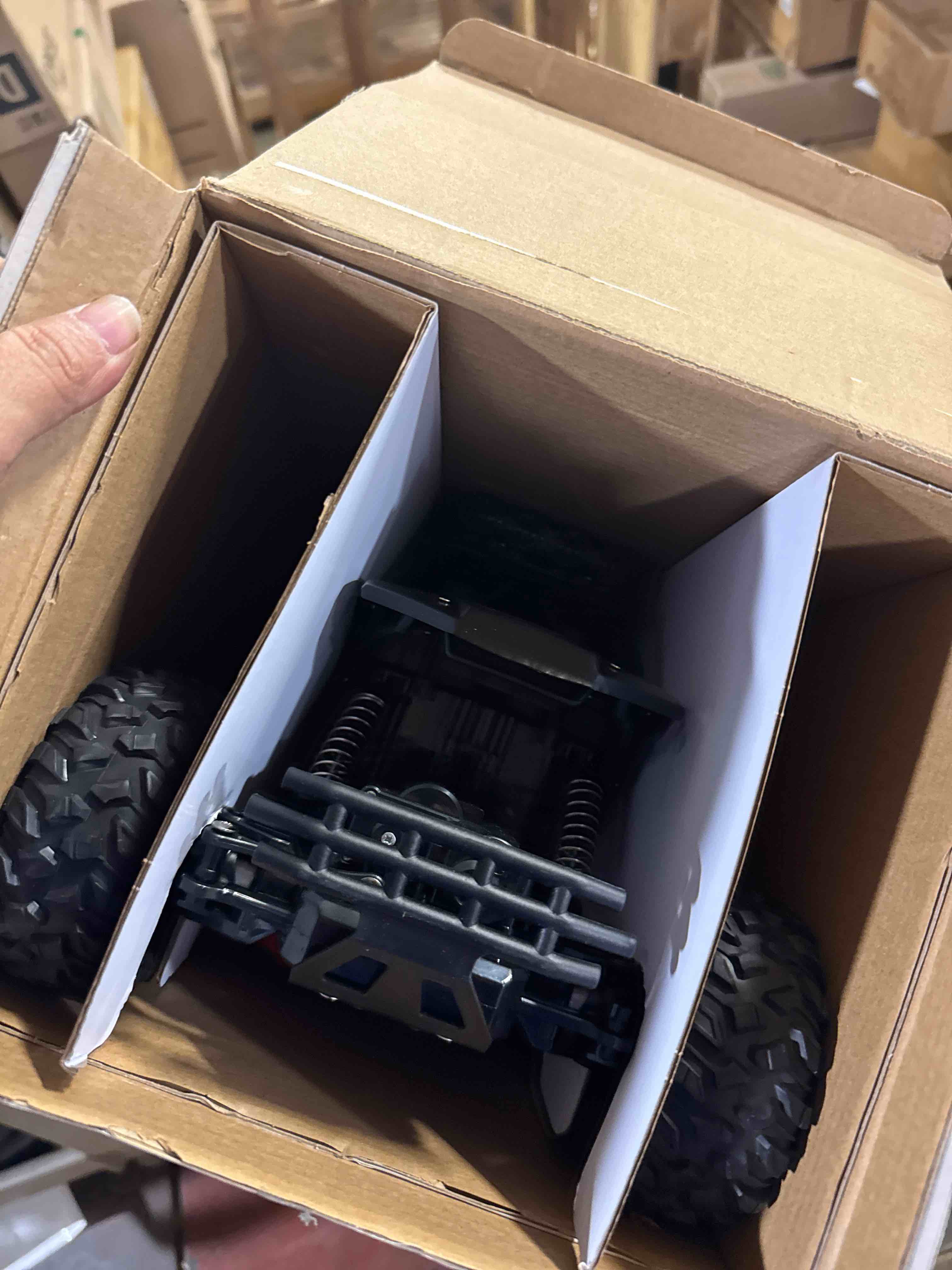 Condition photo showing New/Like New for RC Cars Remote Control Car 1:12 Off Road Truck, Metal Shell LED Headlights Offroad Monster RC Truck, 4x4 All Terrain Hobby RC Cars Toys for Boys Kids Adults Gifts 8-12 Black