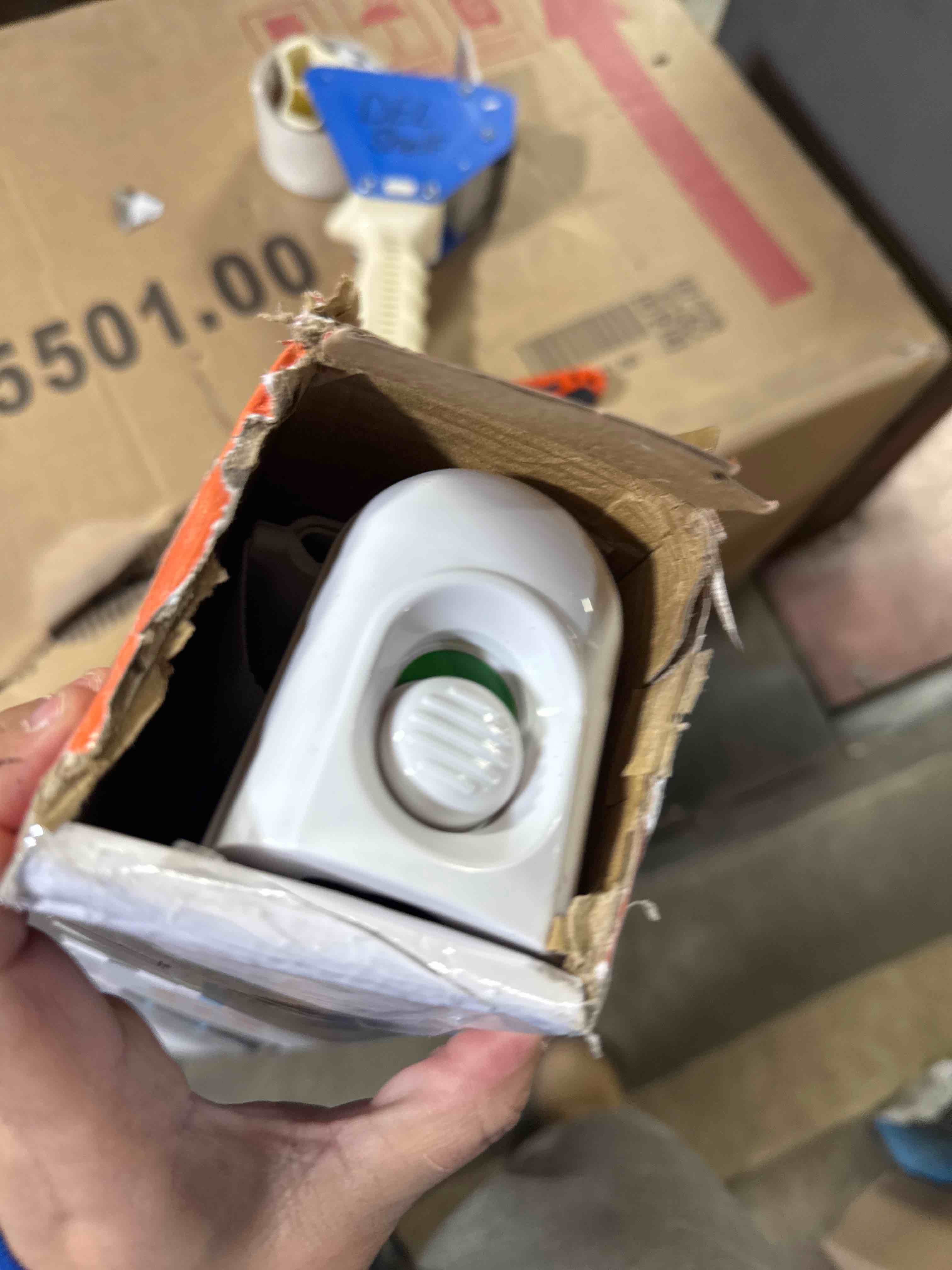 Condition photo showing Good Condition for Reinforced 42” Extra Tall Retractable Dog Gate for Doorways 60” Wide Mesh Baby Gate, Tall Baby Gates for Stairs with Rods to Prevent Crawling Through Retractable Pet Gate Indoor Outdoor, White White Reinforced 42" Tall x 60" Wide