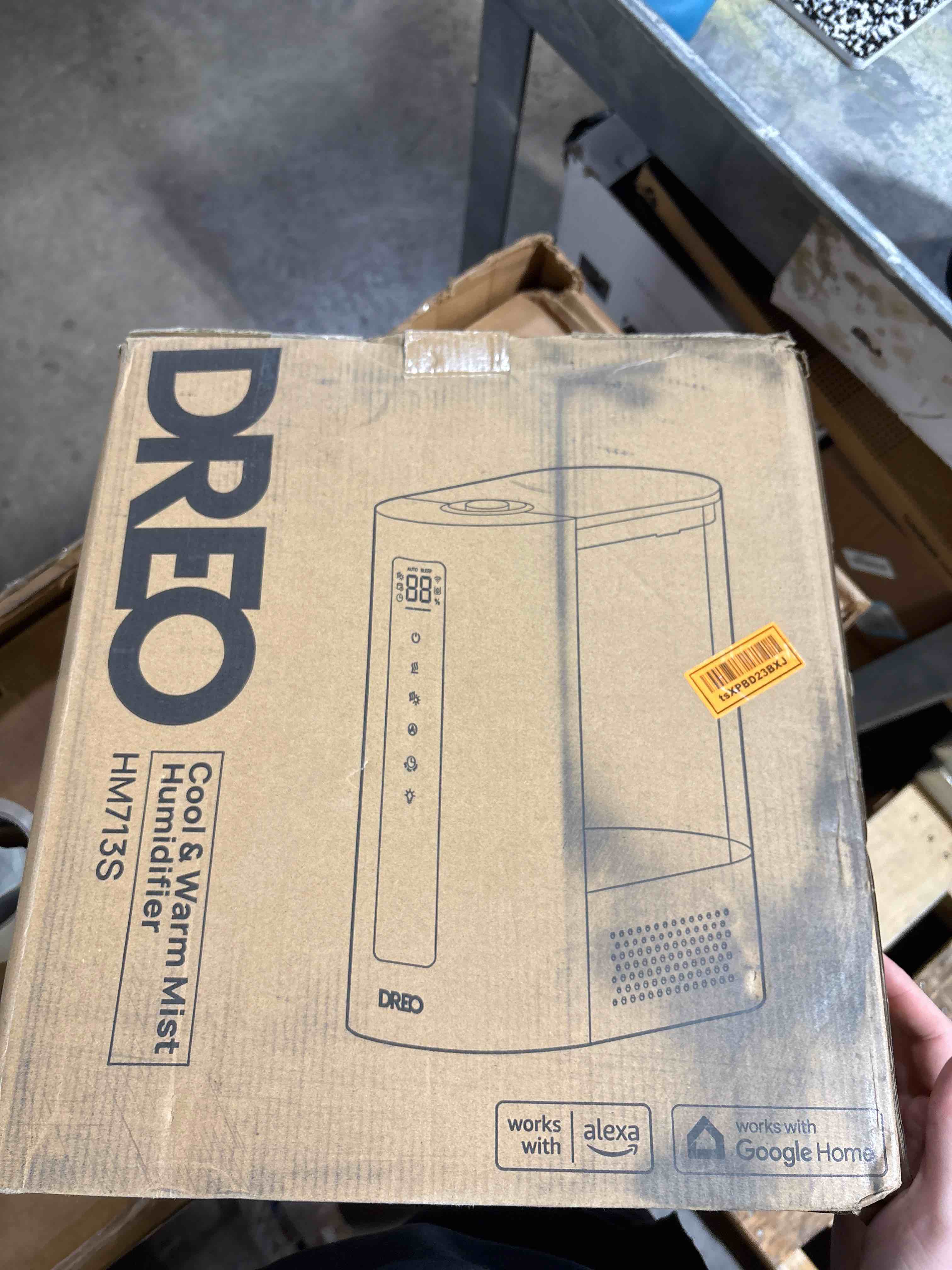Condition photo showing Good Condition for Dreo 6L Smart Humidifier for Bedroom Large Room  Warm & Cool Mist Humidifier  Top Fill  Run Time 60 Hours  High Precision Humidity Sensor and Indicator Light  Nursery  Plants  Works with Alexa  HM713S