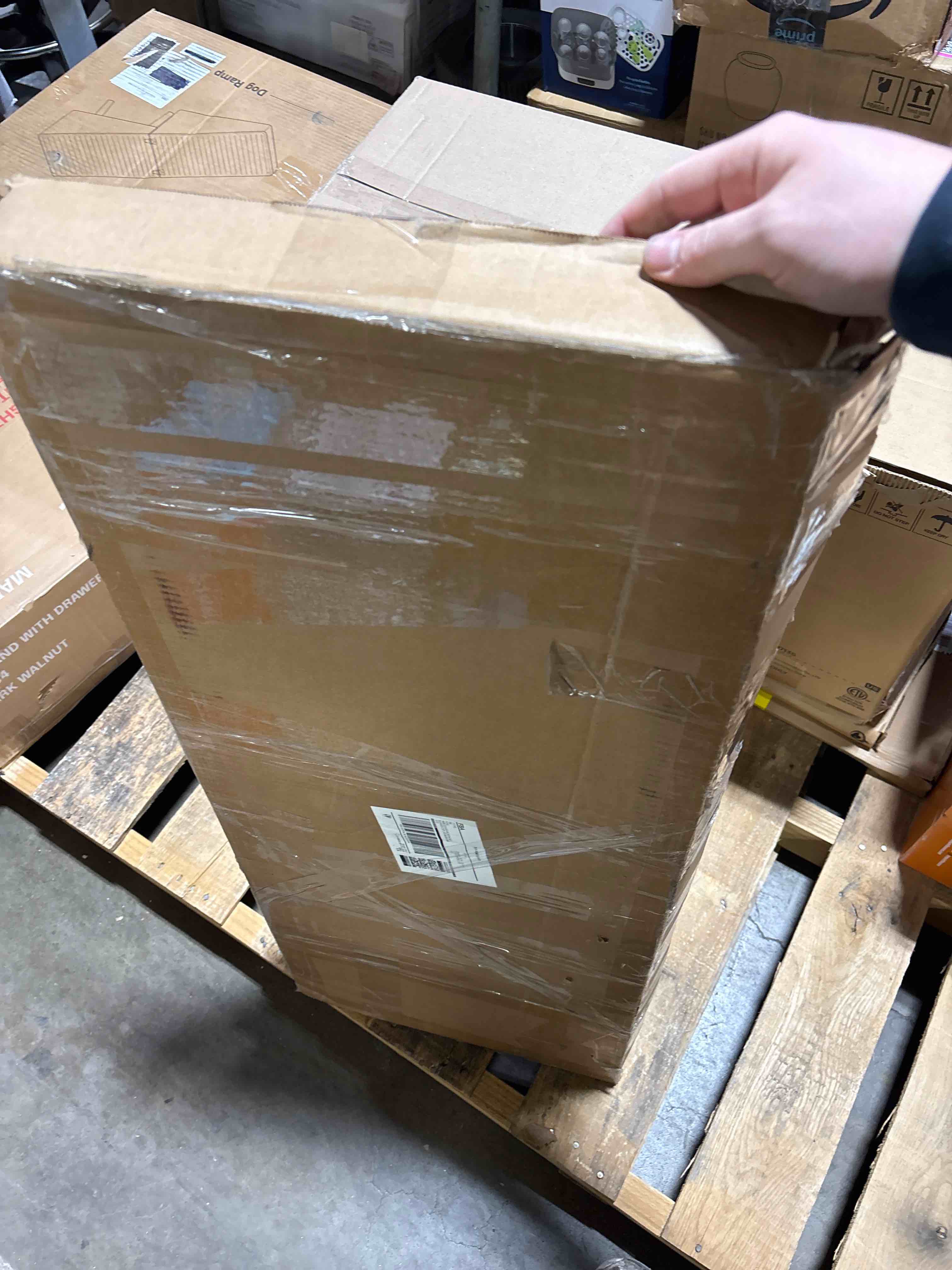 Condition photo showing New/Like New for FACHNUO 3 Feet Portable Wheelchair Ramp, Non-Skid Aluminum Handicap Ramps with Handle, Folding Threshold Wheel Chair Ramp for Home Steps, Stairs, Entry, Threshold, Curbs, Stairs, 800LBS Capacity Aluminum 3FT(Using height 3-9'')