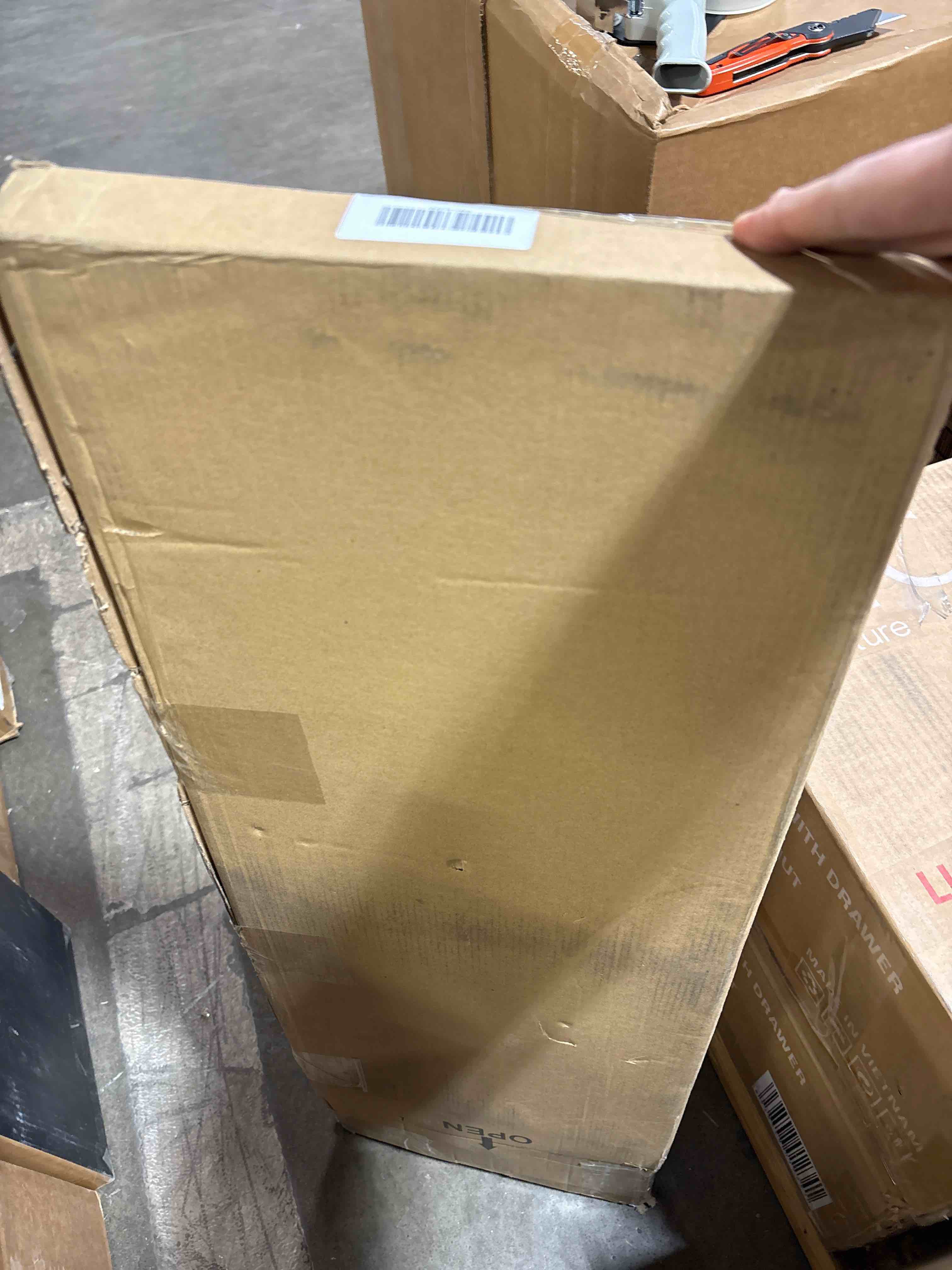 Condition photo showing New/Like New for Live Animal Trap Cage with Cover, Cat Trap for Stray Cats 32 Inch Heavy Duty Folding Skunk Traps with Real Door for Raccoons, Opossums, Groundhogs, Skunks, Feral Cats, Squirrels-(32 x 10 x 12 inches) TRAP+BLACK COVER