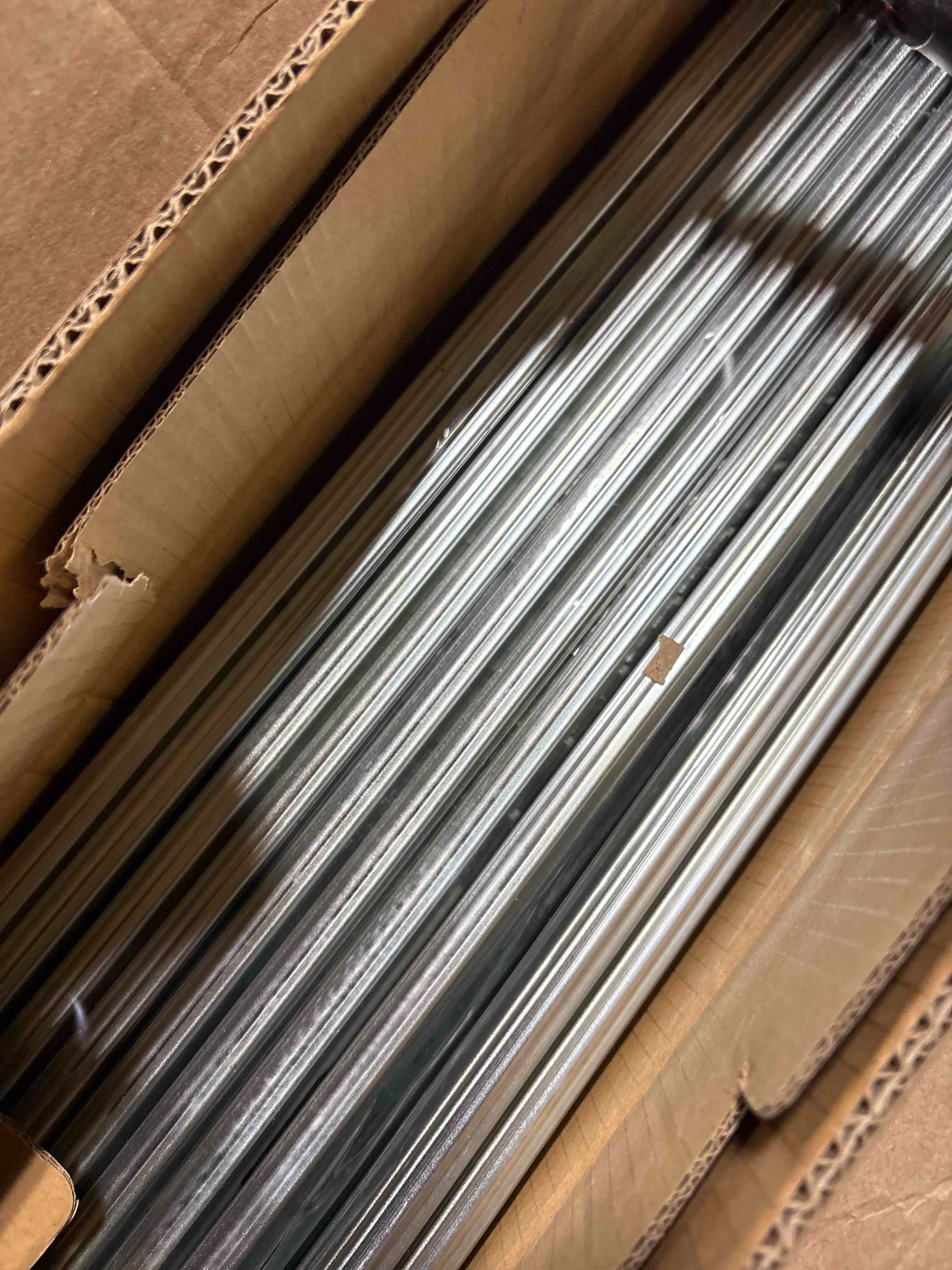 Condition photo showing New/Like New for 22 Inches Drawer Slides - 10 Pairs Soft Close Drawer Slides Heavy Duty Side Mount Ball Bearing Brushed Nickel Drawer Rails with Mounting Brackets, Silver