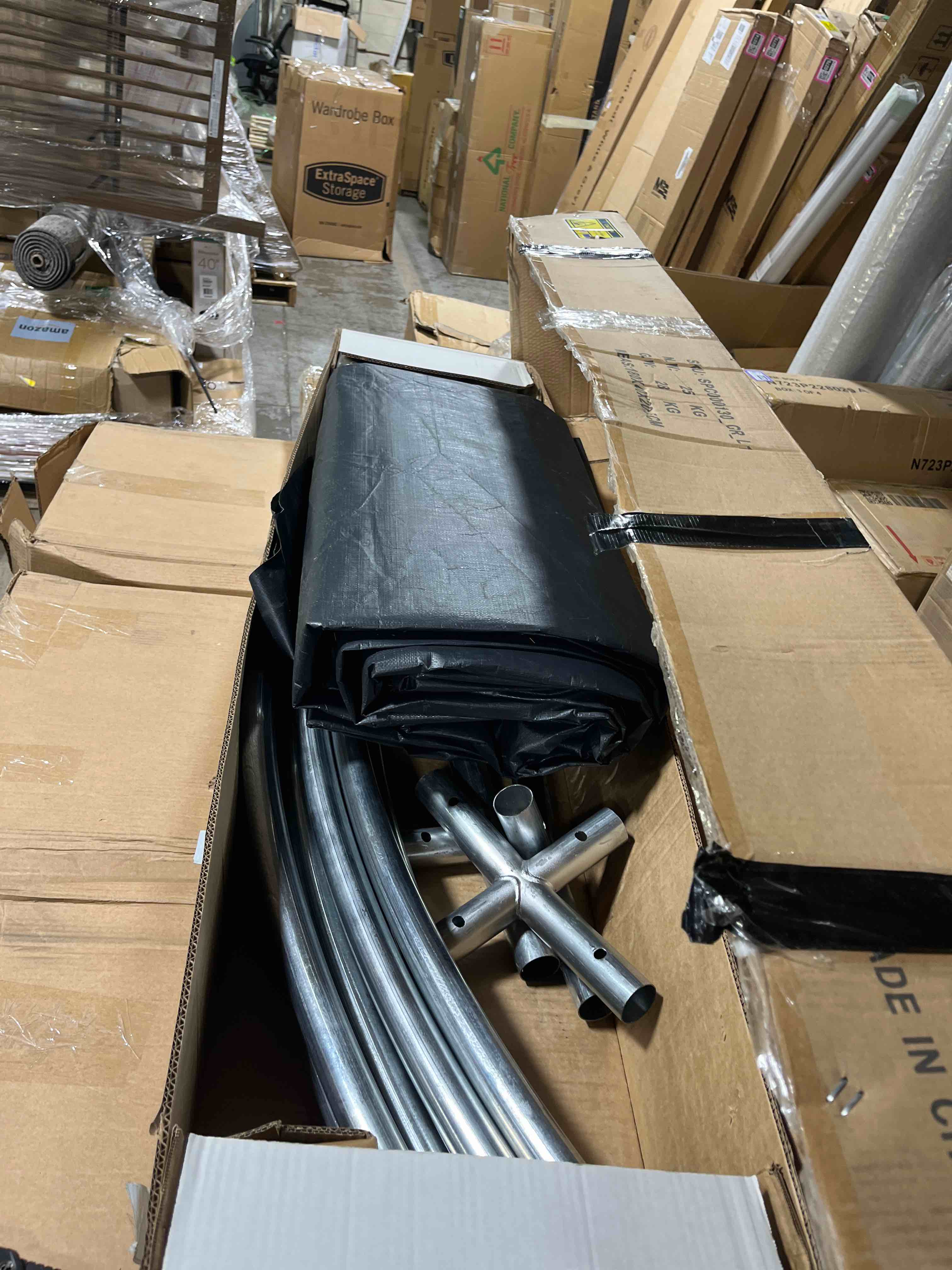 Condition photo showing Good Condition for COBIZI 10x30 Pop up Canopy, Heavy Duty Outdoor Party Tents for Parties, Ez up UPF 50+ Waterproof Commercial Canopy with Wheeled Bag can fold, Gray(Windproof Upgraded) Gray 10x30 without Sidewall