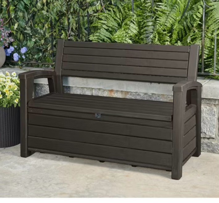 Keter Hudson Plastic Storage Bench