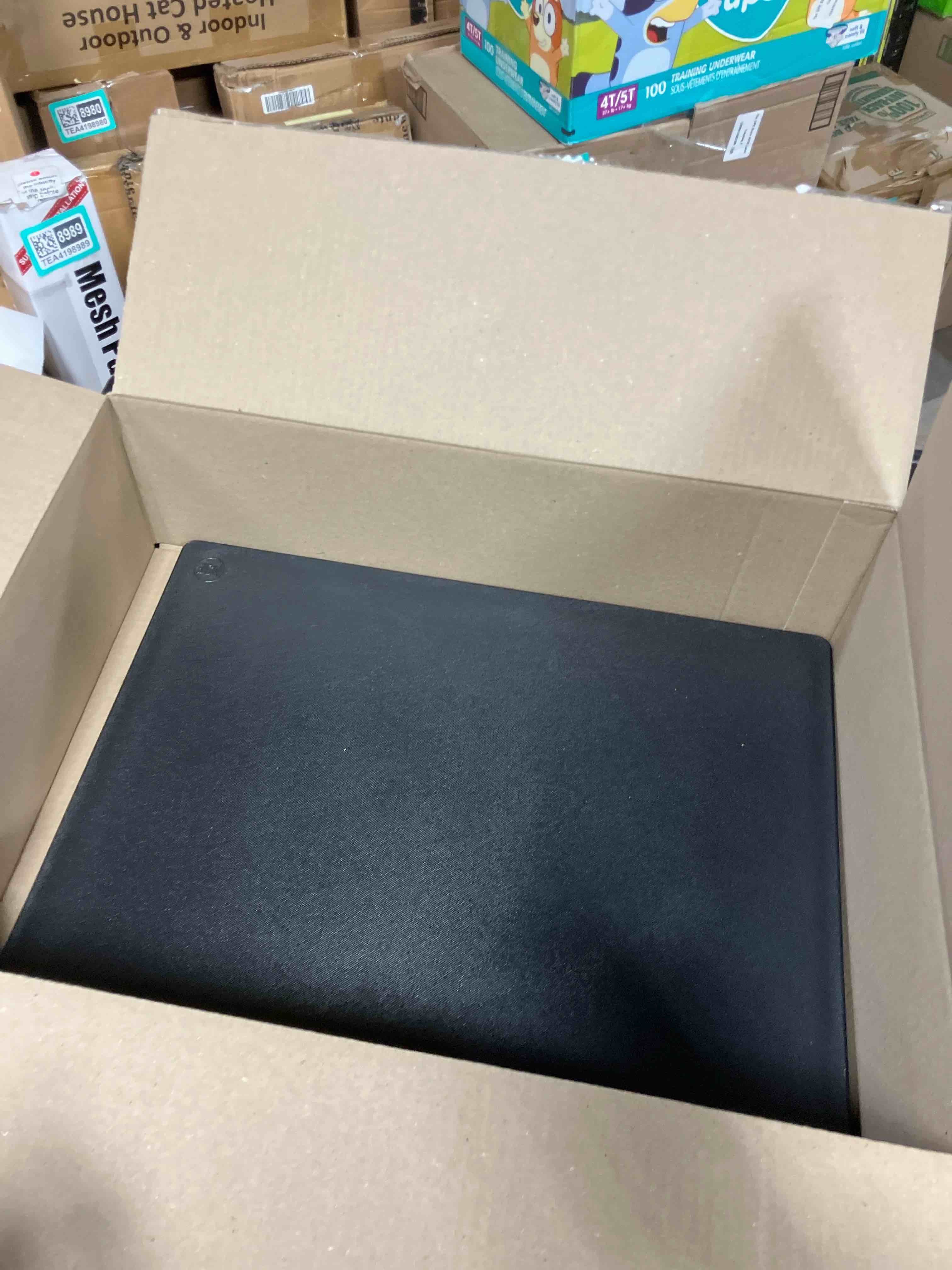 Condition photo showing Good Condition for Thirteen Chefs Large 18 x 12 Black Plastic Cutting Board - 1/2" Thick HDPE for Restaurants and Professional Kitchens, NSF