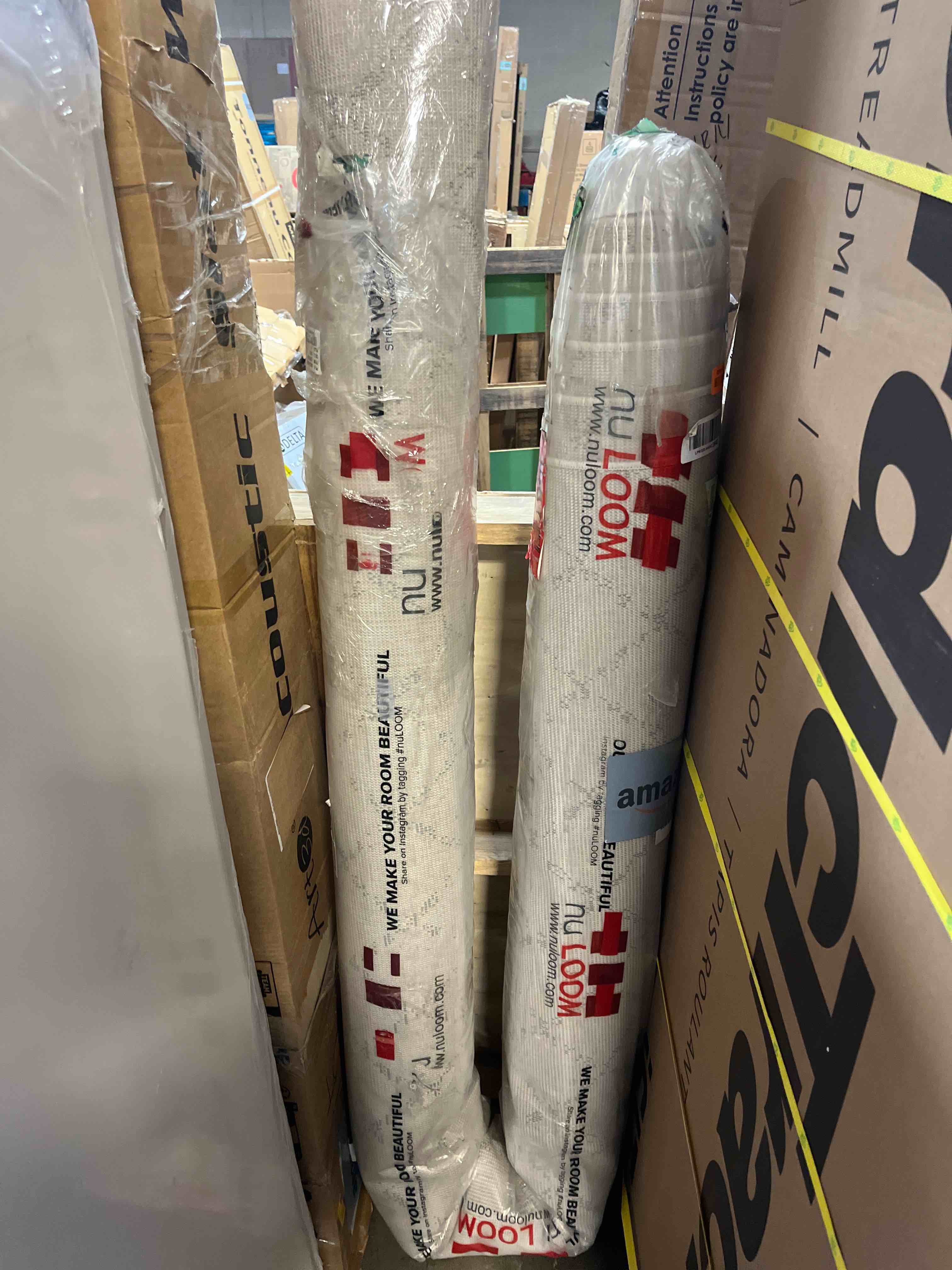 Condition photo showing New/Like New for nuLOOM Moroccan Blythe Area Rug, 10' x 14', Grey/Off-white