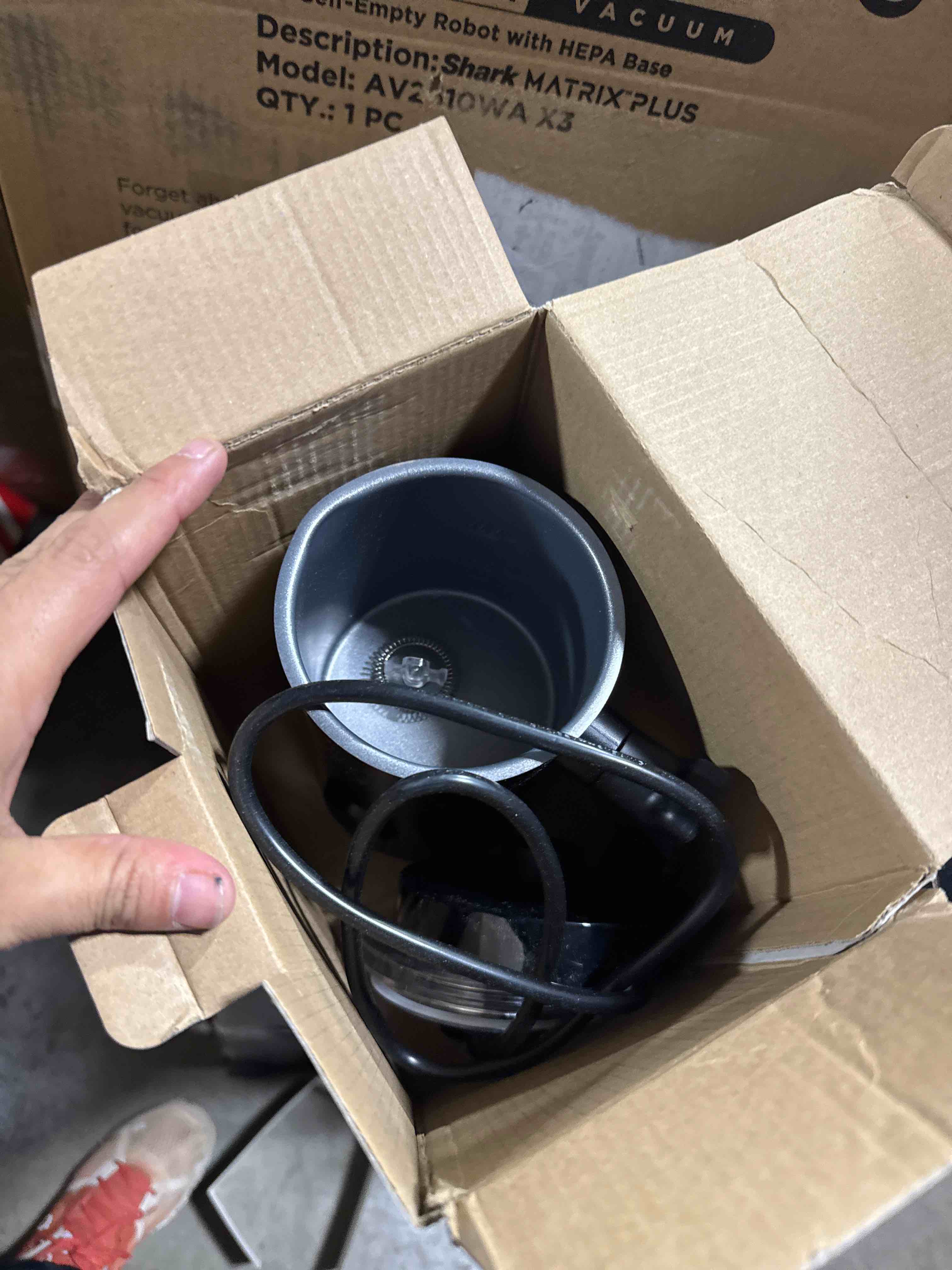 Condition photo showing Good Condition for Milk Frother, 4-in-1 Electric Milk Steamer, 350ml/11.8oz Automatic Frother Machine for Coffee, Warm and Cold Foam, Temperature Control for Latte, Cappuccino, Hot Chocolate Black