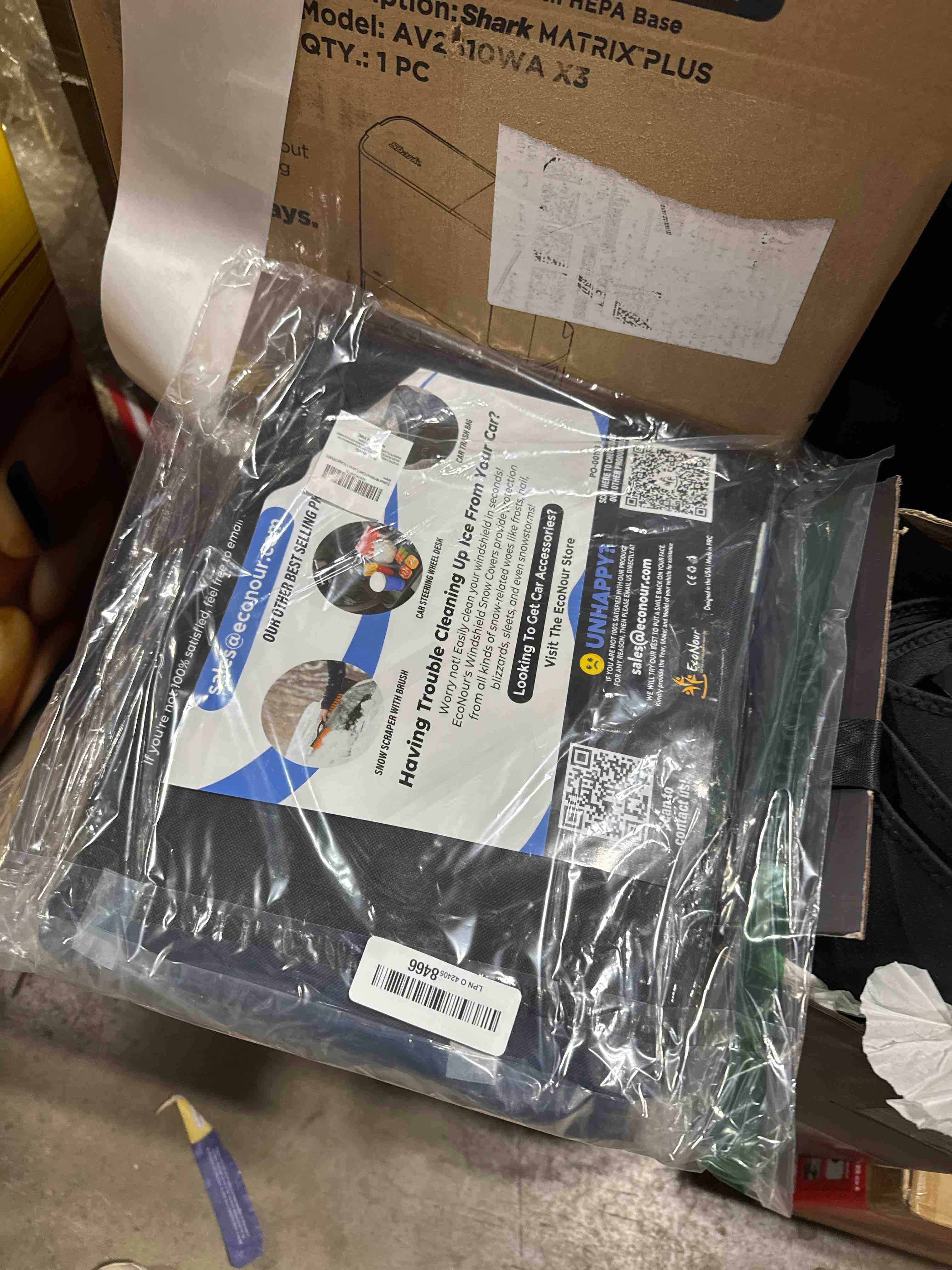 Condition photo showing New/Like New for EcoNour Windshield Protector | Durable 600D Oxford Fabric | Waterproof Winter Car Cover for Pickup Truck, SUV & Mini Van | Essential Car Accessories | X-Large (74"x43")