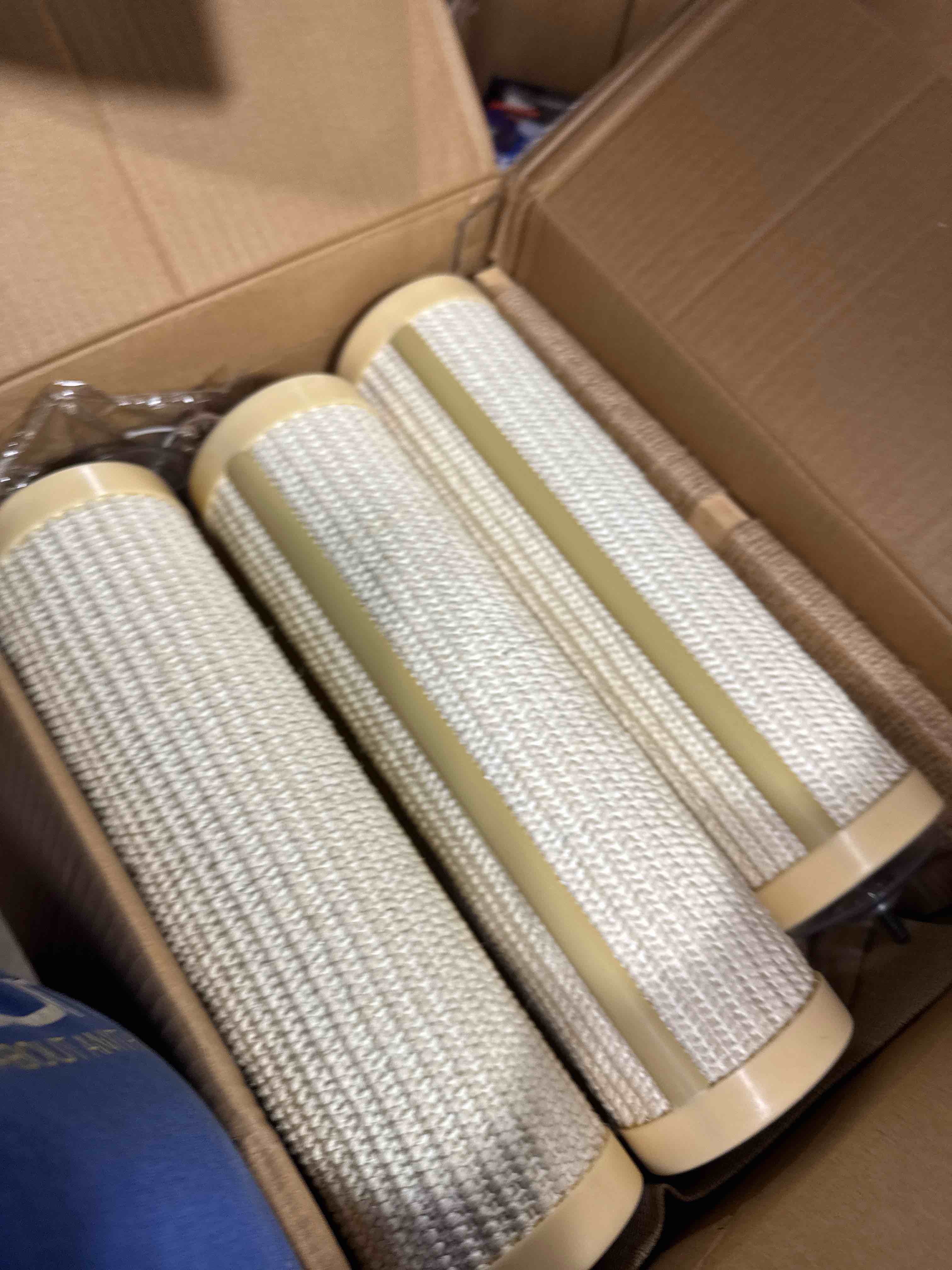 Condition photo showing New/Like New for Upgraded Cat Window Perch with Scratching Post, 47.3" Adjustable Cat Tall Scratching Posts & Suction Cup – Multi-Level Perch for Climbing, Bird Watching, and Play, Supports 50 lbs (Drilling-Free) Medium Size- Cat Tree