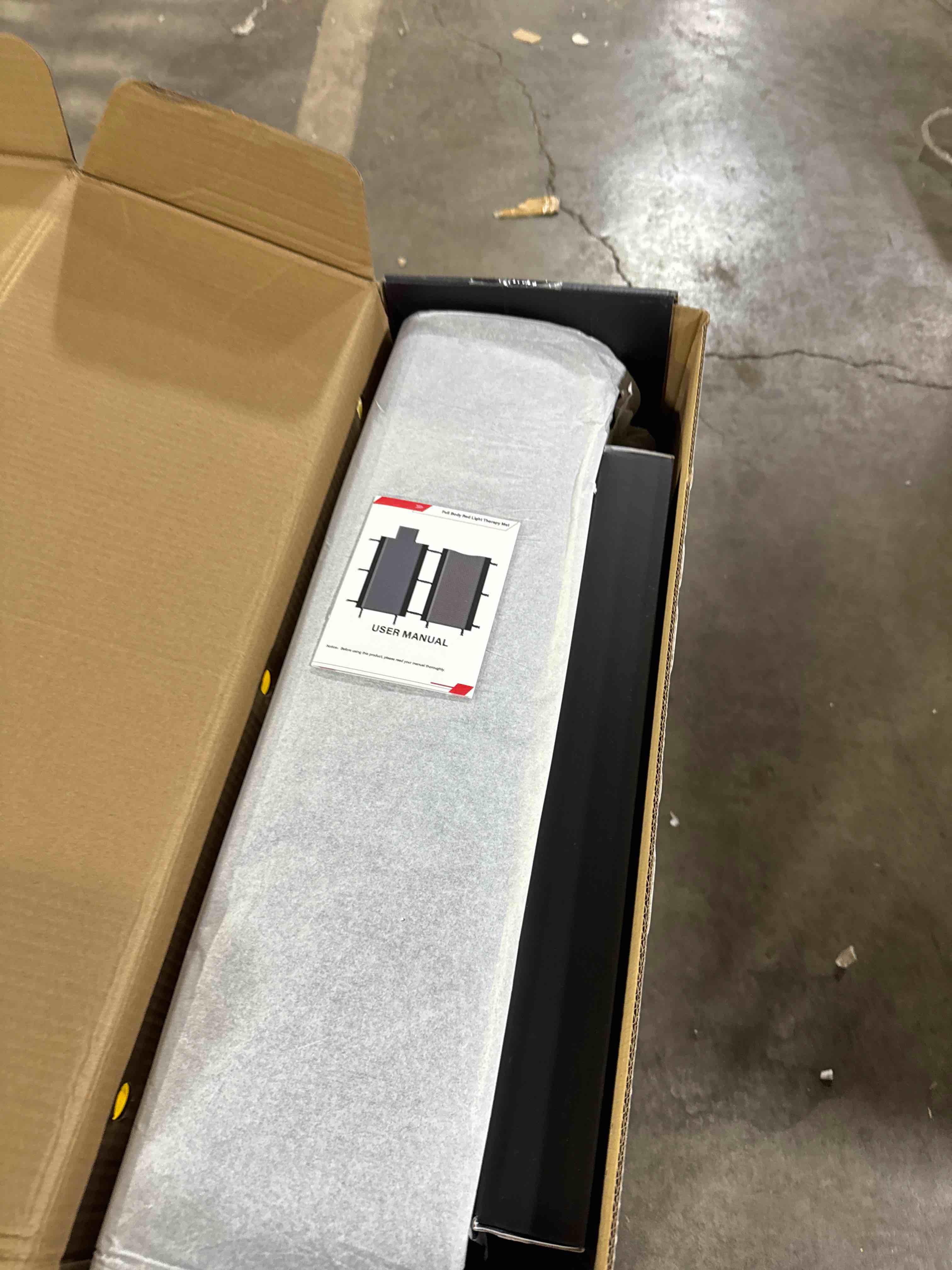 Condition photo showing New/Like New for 2025 Medical-Grade TPU Red Light Therapy Mat for Full Body Pain Relief, FSA&HSA Eligible 73"x33" Dual Wavelength Infrared Red Light Blanket with 2570 LEDs for Home Use Black 73"x33"