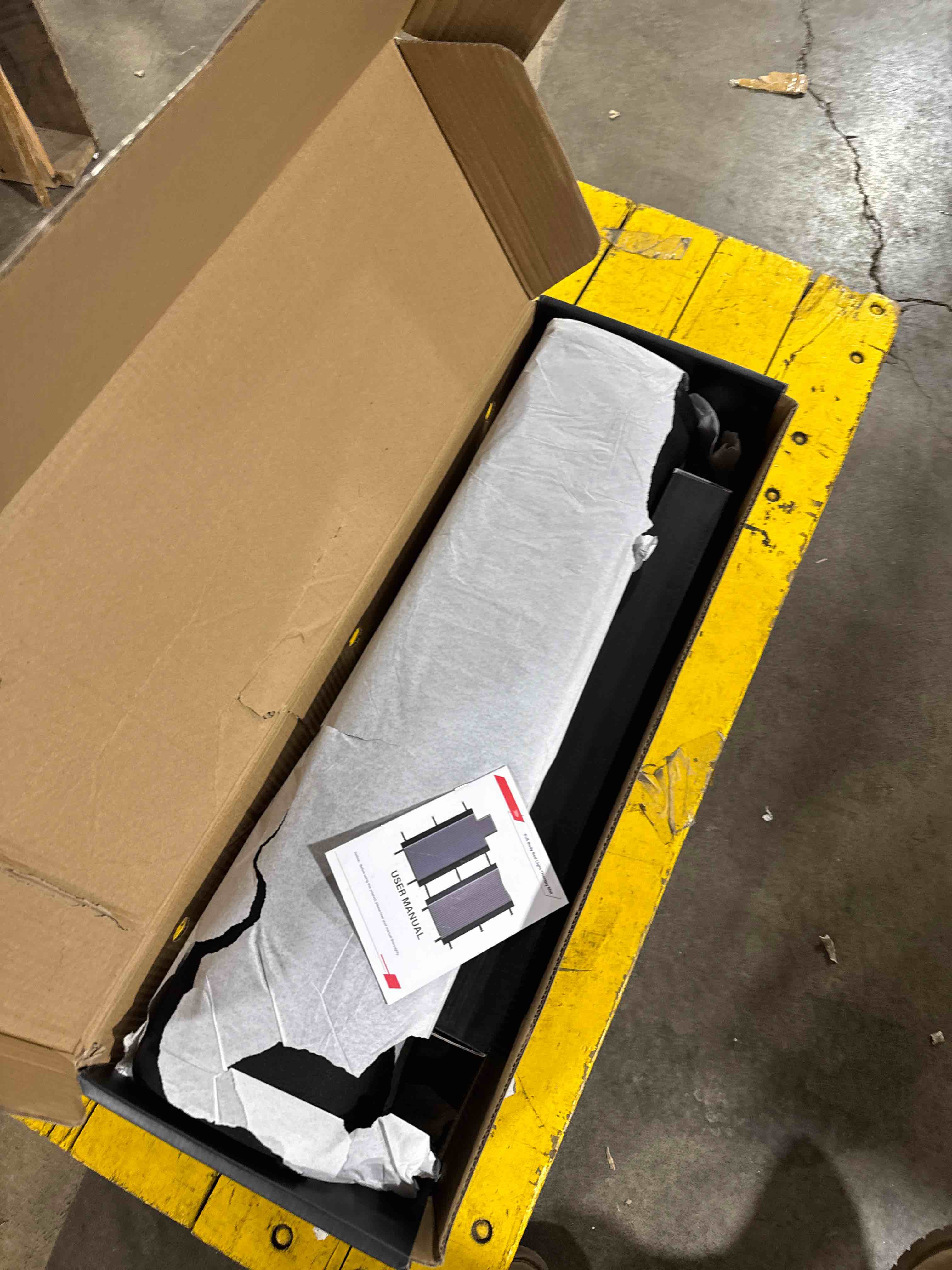 Condition photo showing New/Like New for 2025 Medical-Grade TPU Red Light Therapy Mat for Full Body Pain Relief, FSA&HSA Eligible 73"x33" Dual Wavelength Infrared Red Light Blanket with 2570 LEDs for Home Use Black 73"x33"