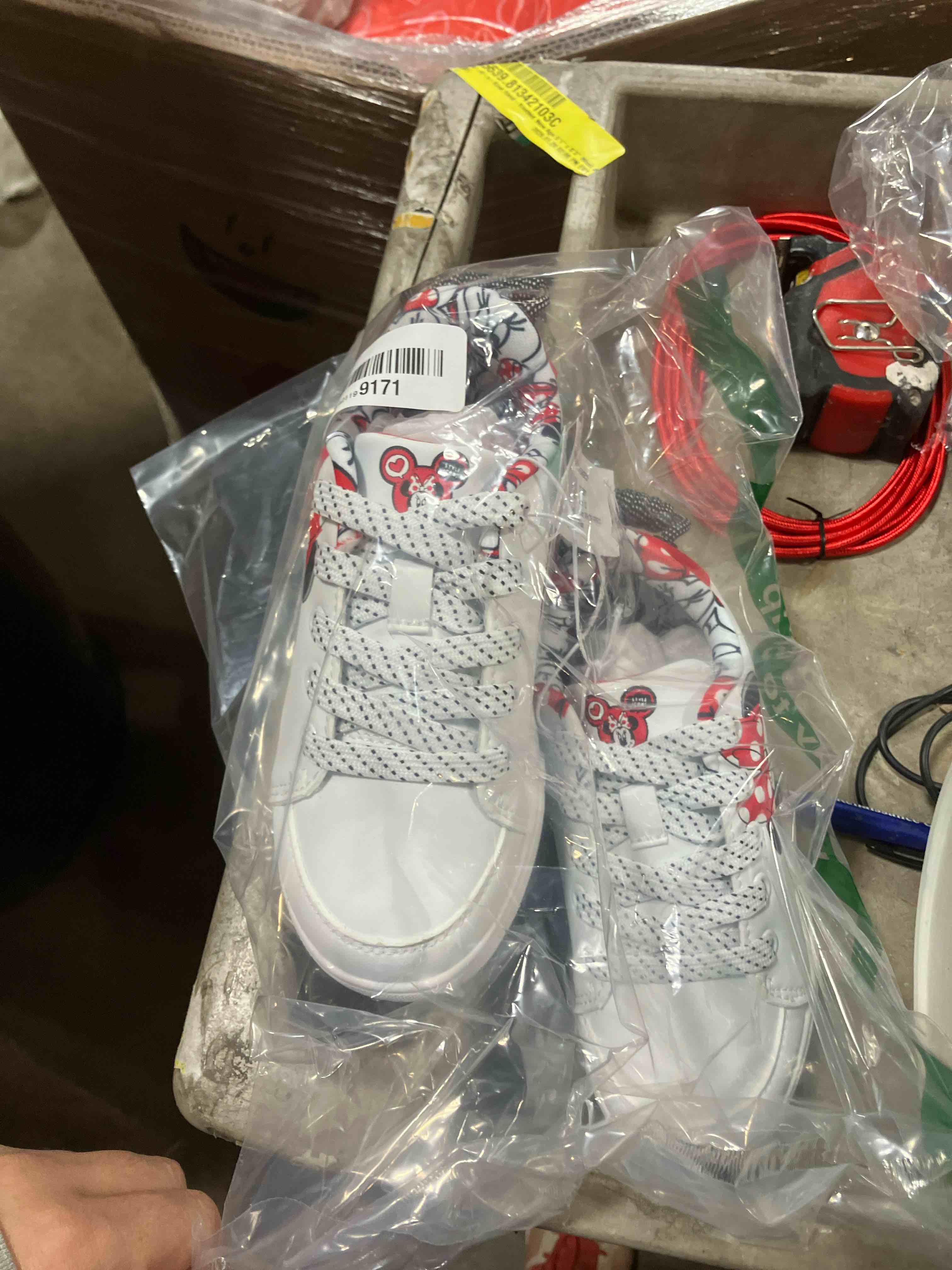 Condition photo showing New/Like New for Disney Girls Character Shoes Mickey Minnie Frozen Princess Dora Moana Lilo Stitch Angel Athletic Running Shoes Laceless Sneakers for Girls- 5-10 Toddler 11-13 Little Kid