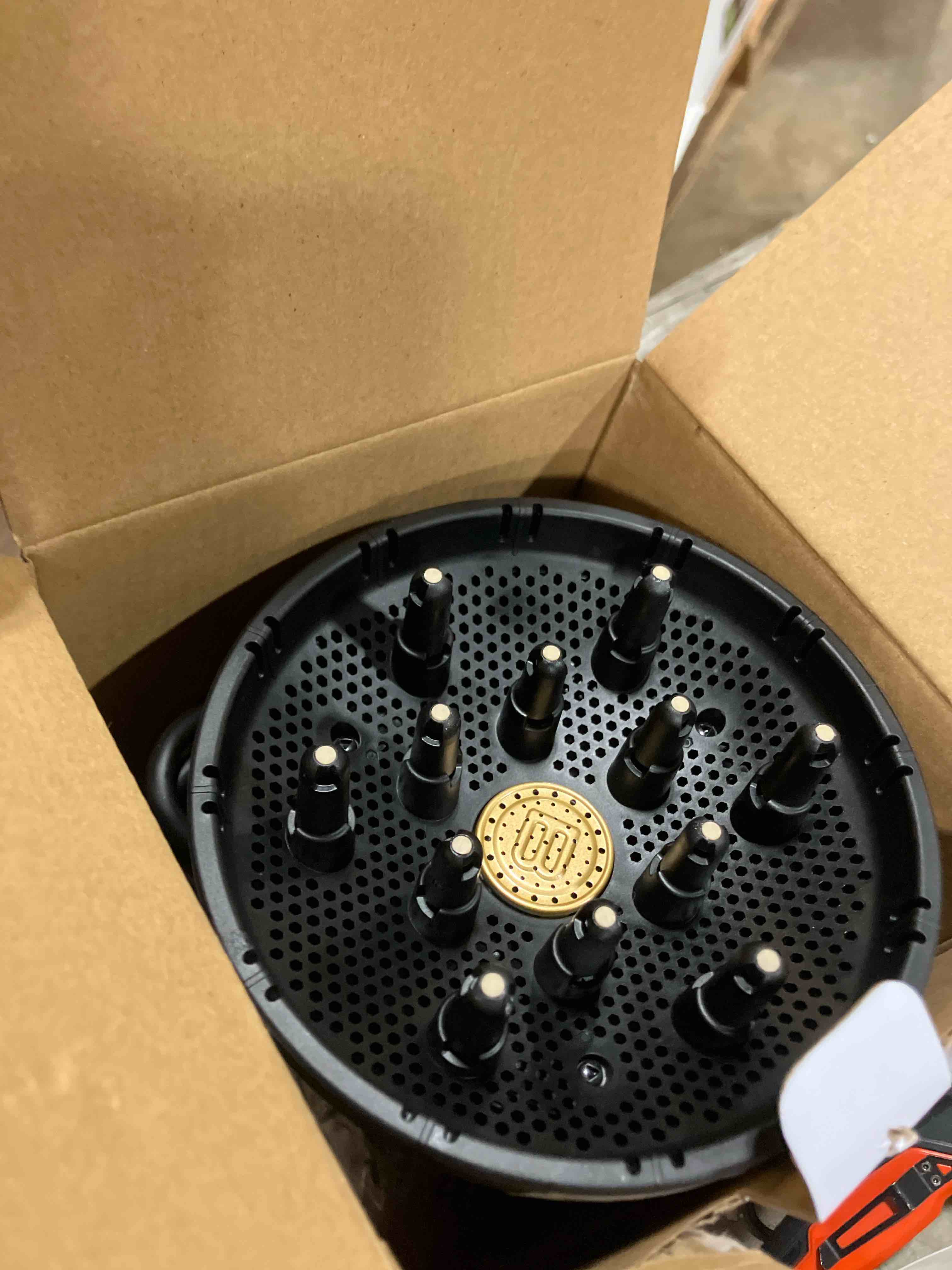 Condition photo showing Good Condition for Italia Diffon Supreme Diffuser & Curly Hair Dryer - XL Diffuser for Long Waves, Curls, Coils - Cool Button - Anti-Frizz Technology