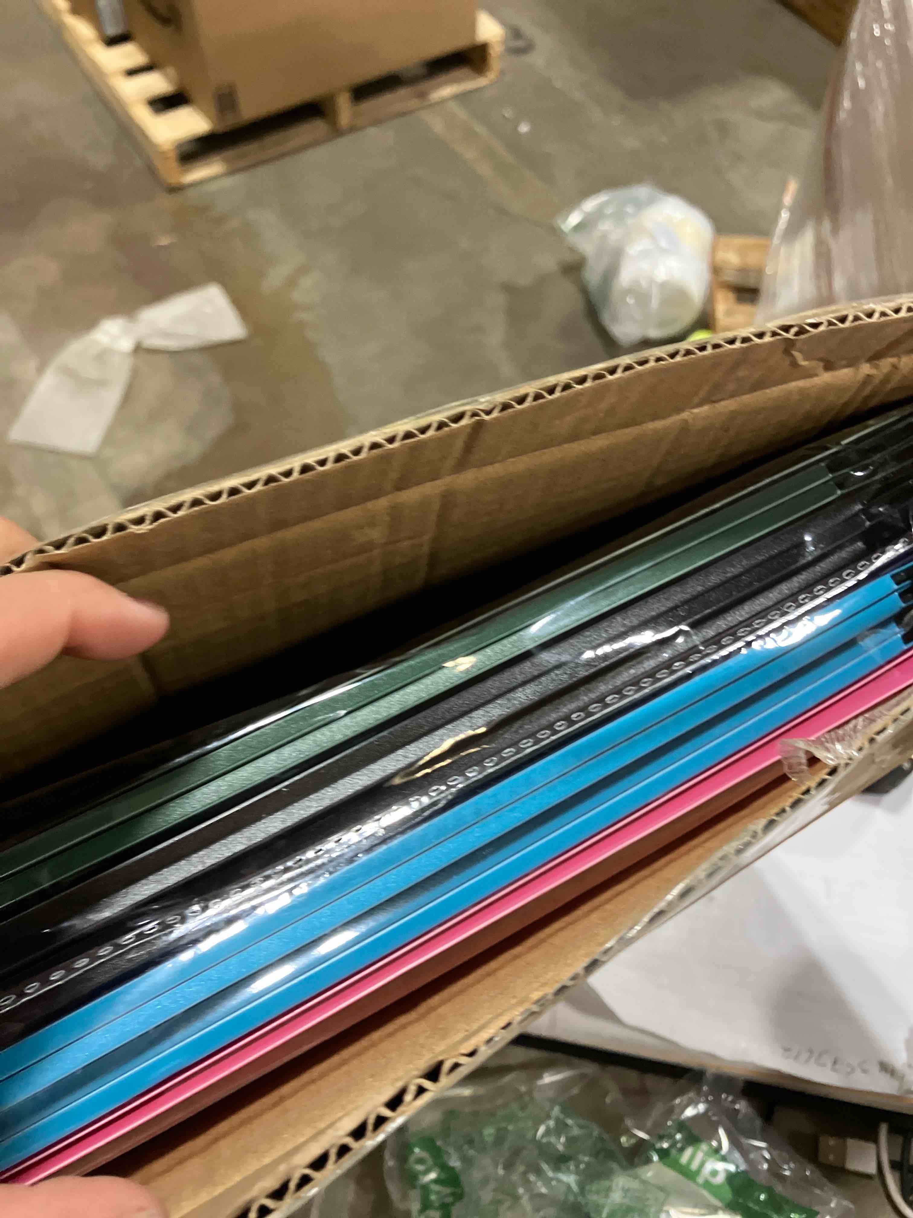 Condition photo showing New/Like New for Extra Capacity Plastic Hanging File Folders,12 Pack Reinforced Expanding Hang Folder Letter Size,Accordian Pocket,Heavy Duty 2 Inch Expansion,Hanging Folder Organizer for Office Home,Assorted Colors