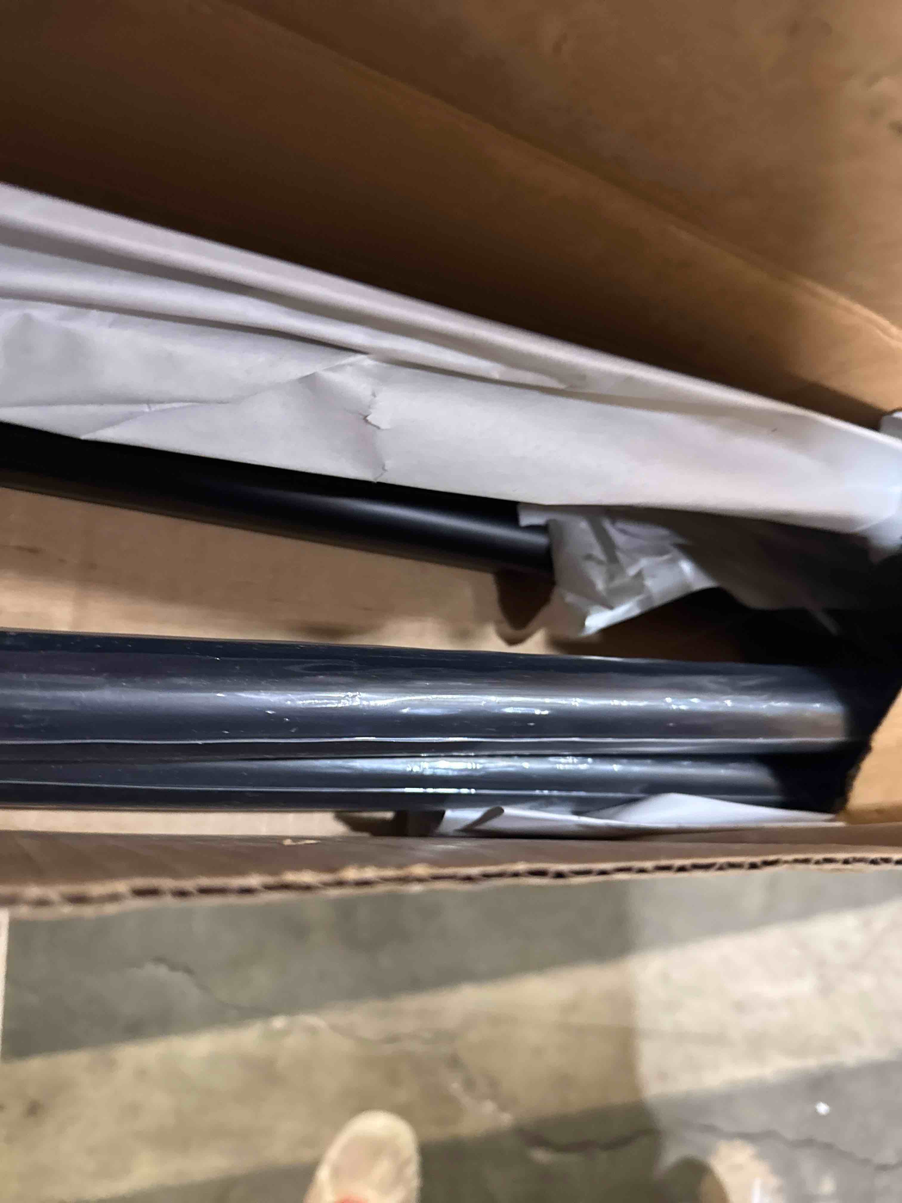 Condition photo showing Good Condition for Charlton Home Futch Single Curtain Rod