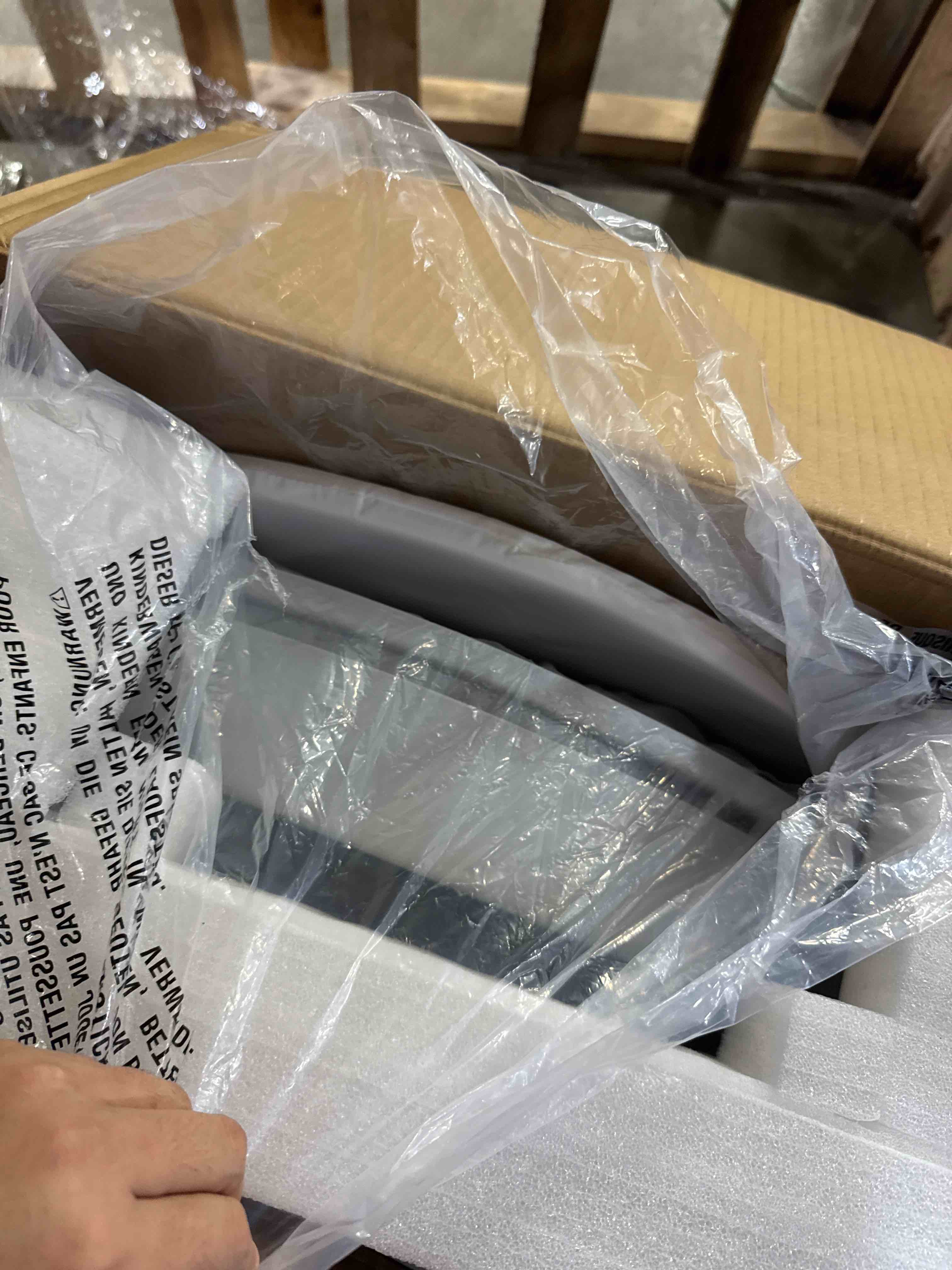 Condition photo showing New/Like New for HALO Innovations BassiNest Connected Swivel Sleeper 3.0 Smart Baby Bassinet - Gray