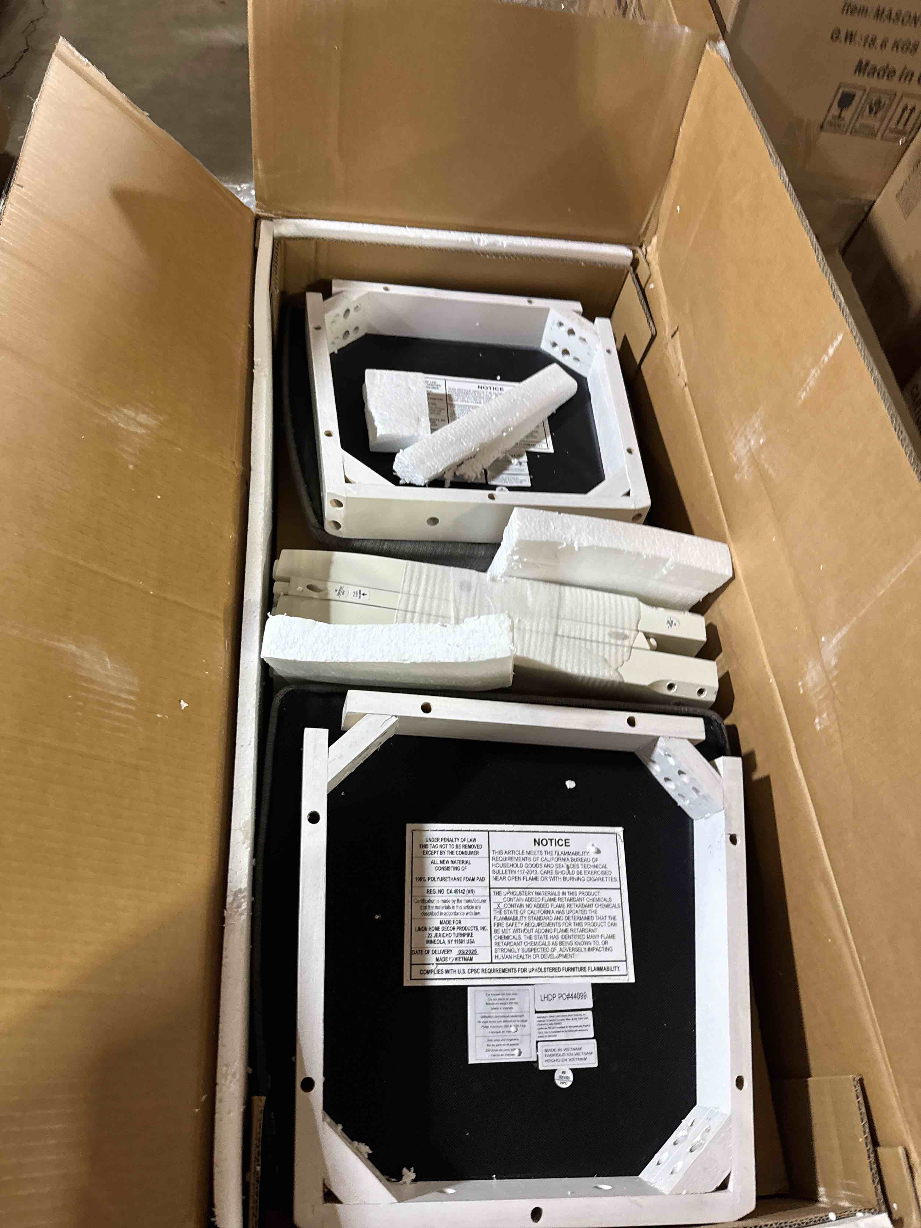 Condition photo showing New/Like New for Powell Furniture Jane Side, Antique White Dining Chair, Vanilla White ( Set of 2)