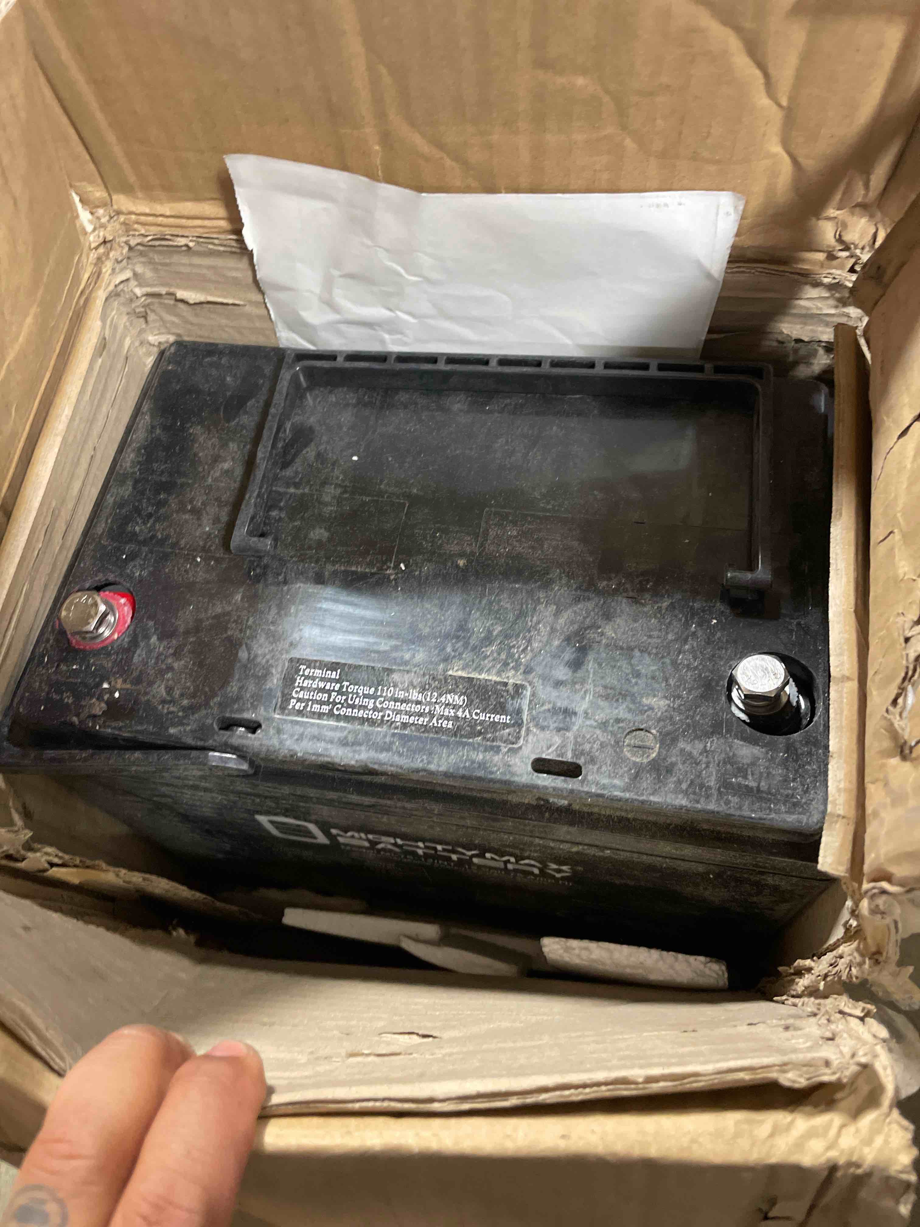 Condition photo showing Good Condition for ML75-12INT -12 Volt 75 AH, Internal Thread (INT) Terminal, Rechargeable SLA AGM Battery